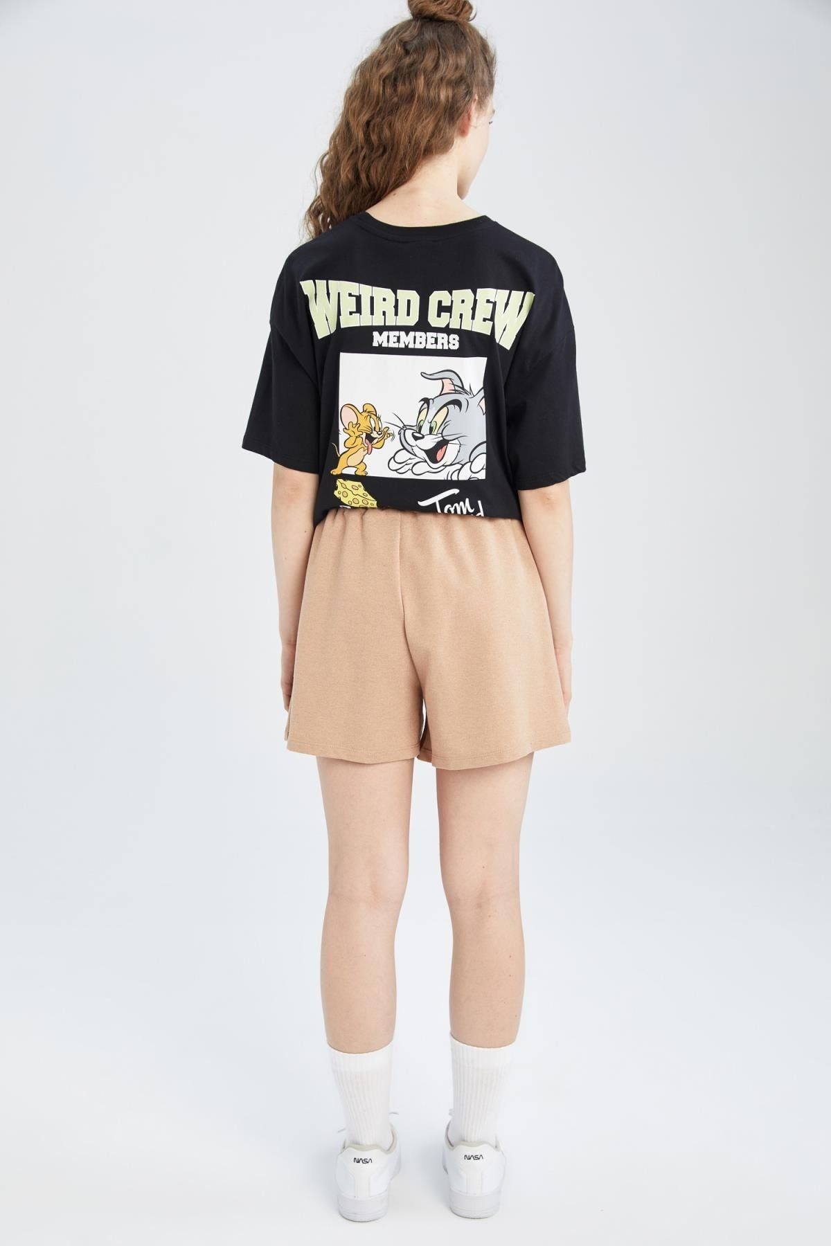 DeFacto-Cool Tom & Jerry Printed Shorts 5