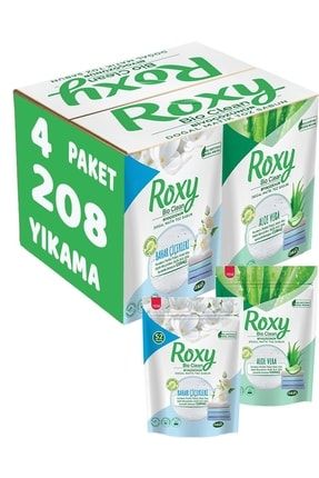 Roxy Bio Clean Sabun Tozu Karma Set 3.2 3.2kg:6.4kg Bahar Çiçekleri Aloe Vera (208 YIKAMA) PAKETDALAN67