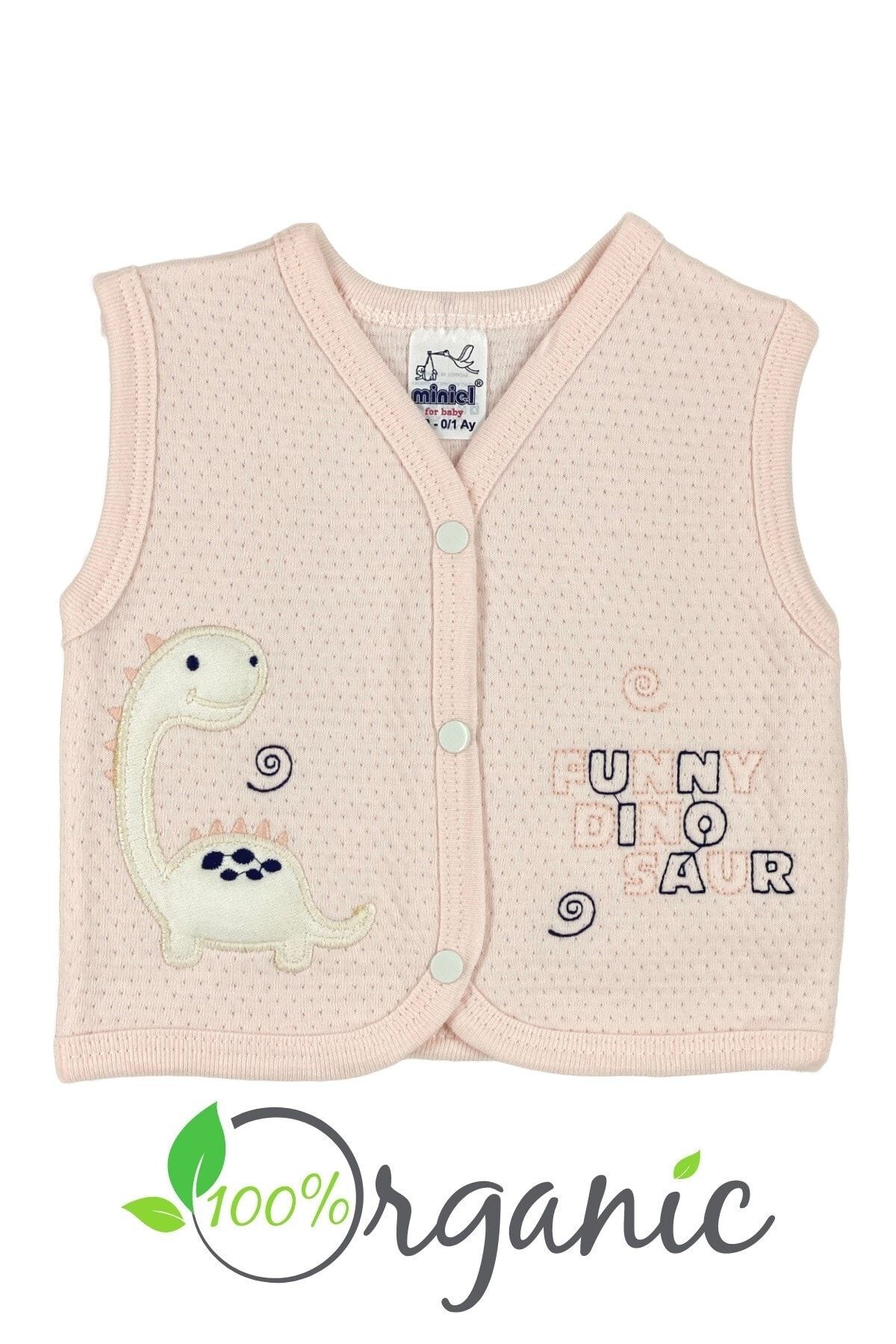 Minikel-Funny Dino Saur Quilted Vest 1