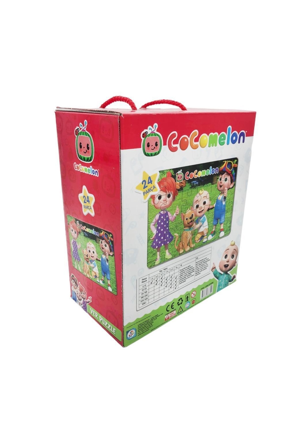 Genel Markalar Laço Kids Büyük Yer Puzzle 24 Parça Çocuklar Için Eğitici Yapboz EĞİTİCİ OYUNCAK fotoğrafı 3 (önizleme)