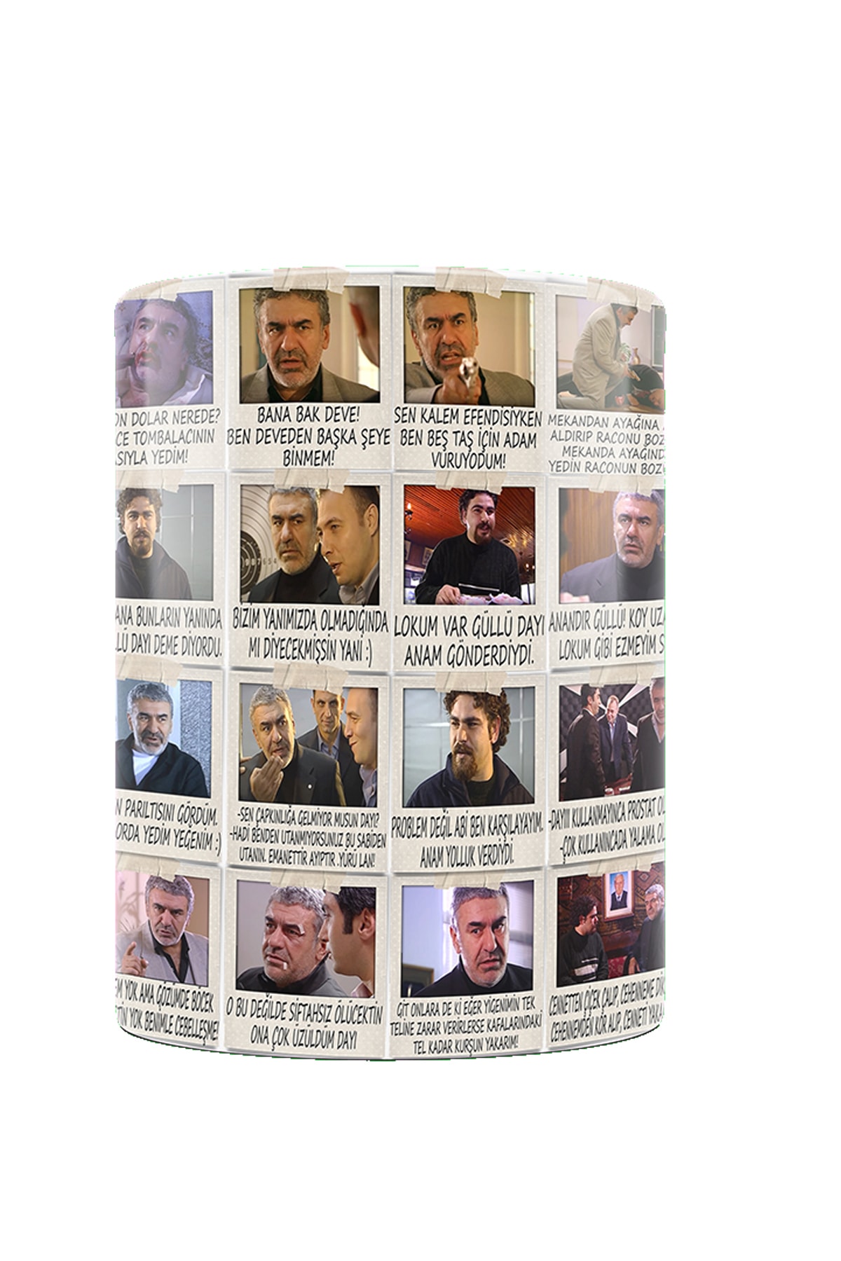 remonz Valley of the Wolves Series Uncle Seyfo Scenes Printed Mug, Wooden  Coaster Gift - Trendyol