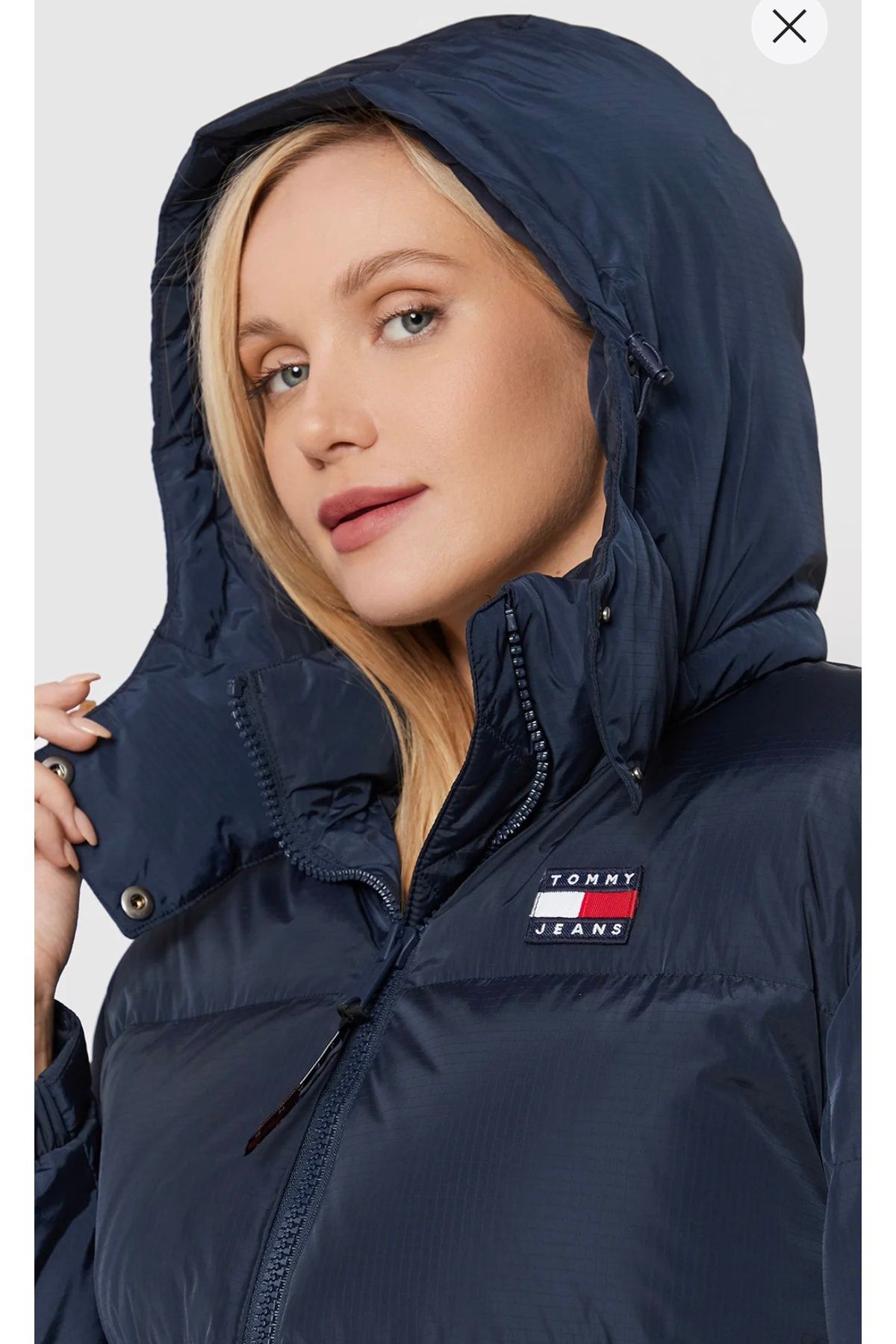 Tommy hilfiger blue discount april down jacket