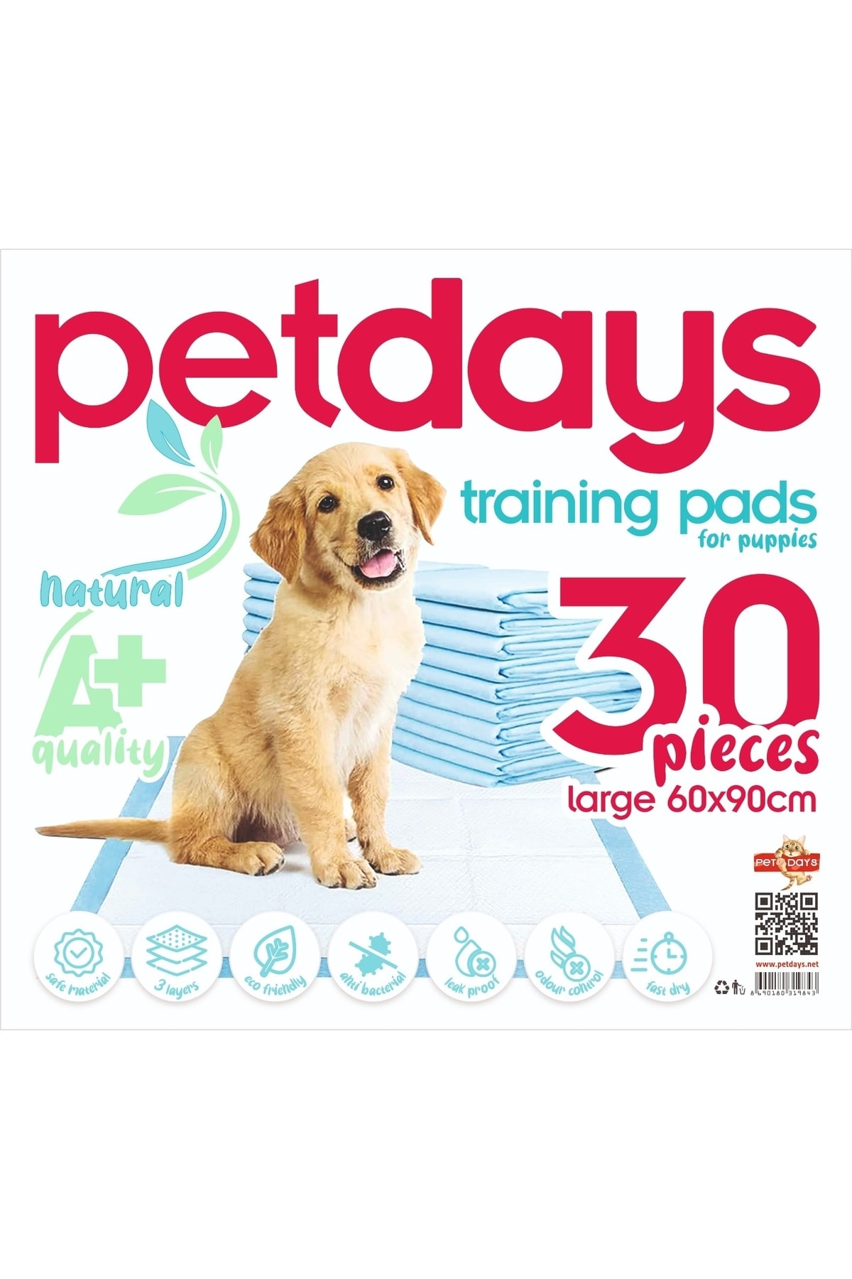 Pet Days Köpek Eğitim Çis Pedi 30 Adet Yavru ?öpek Alıştırma Pedi