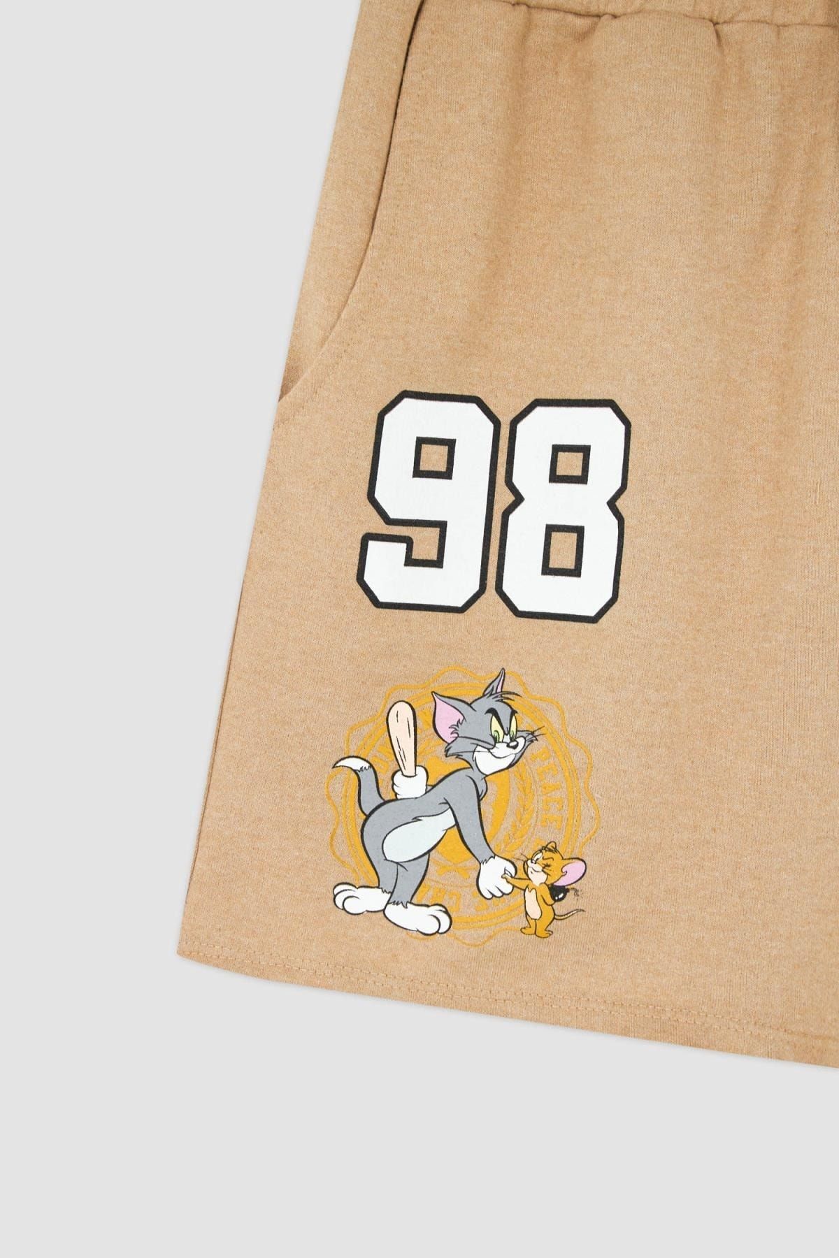 DeFacto-Cool Tom & Jerry Printed Shorts 8