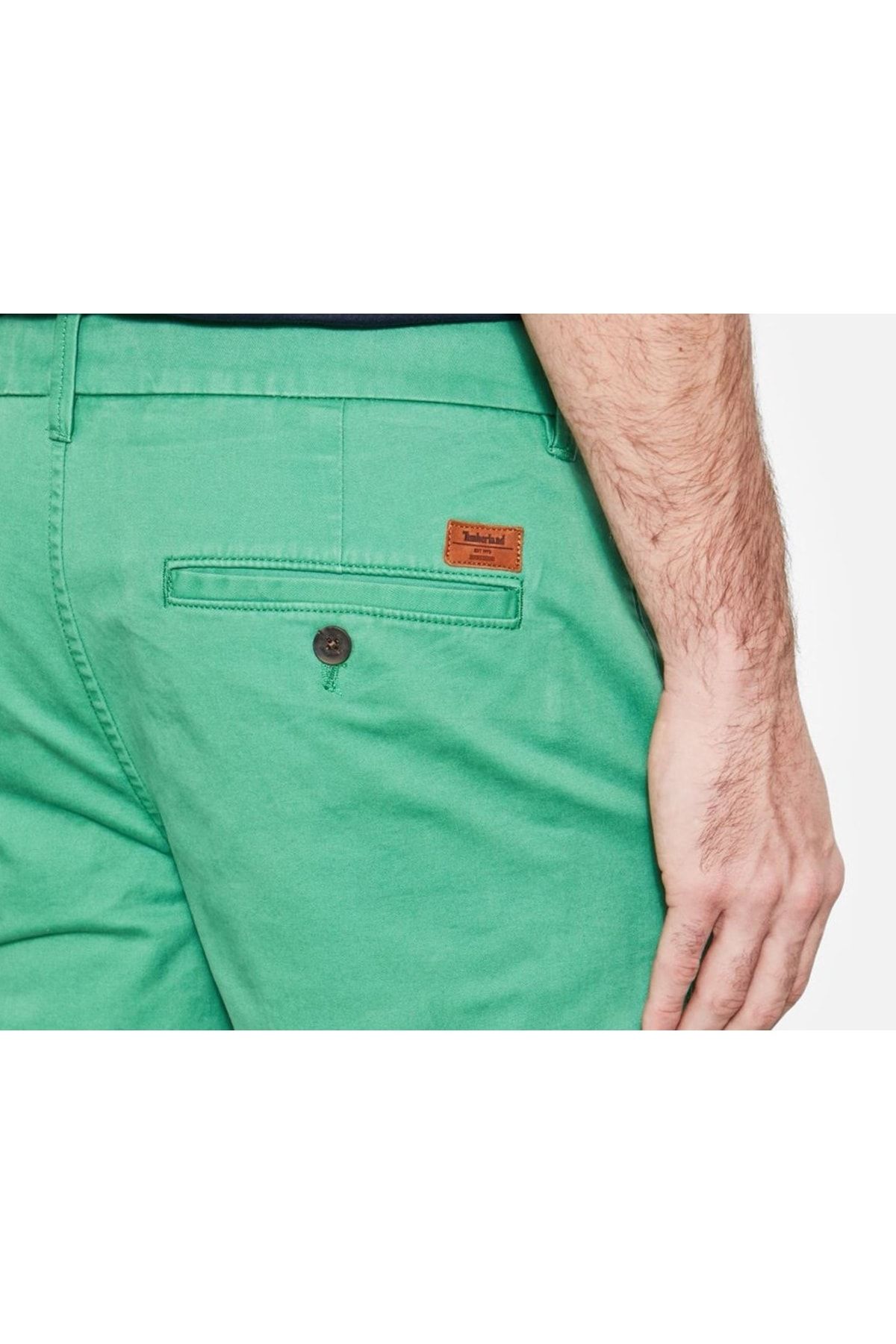 شورت ورزشی سبز مردانه A1KDDJ30 Squam Lake Stretch Chino Short Timberland