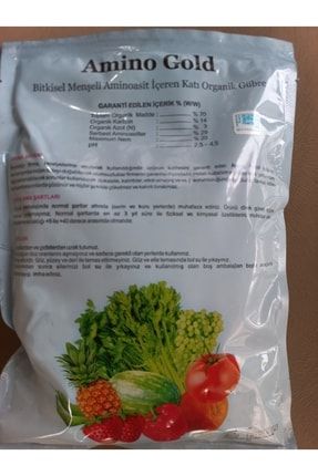 Aminogold Bitkisel Menşeli Aminoasit Içeren Katı Organik Gübre AMİNOGOLD-001