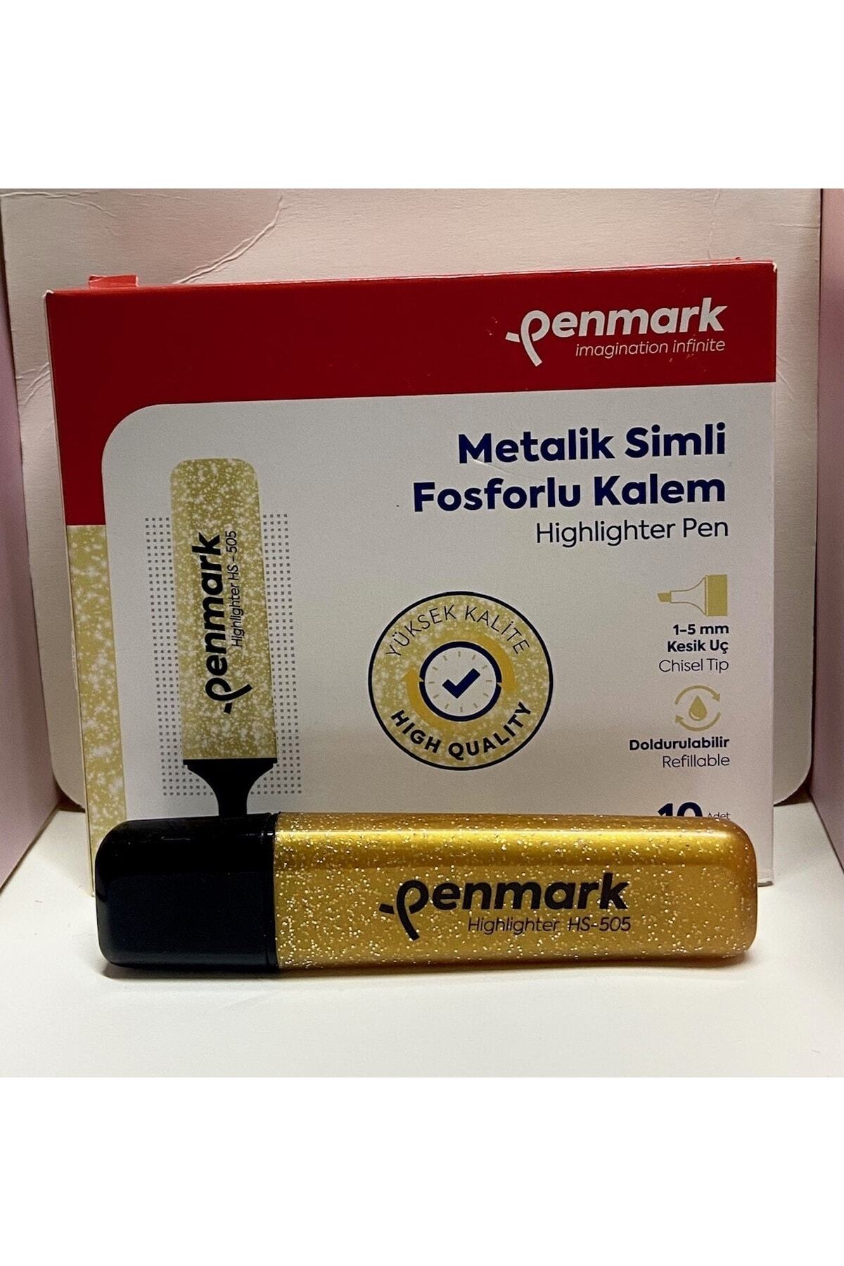 penmark Metalik Simli Fosforlu Kalem