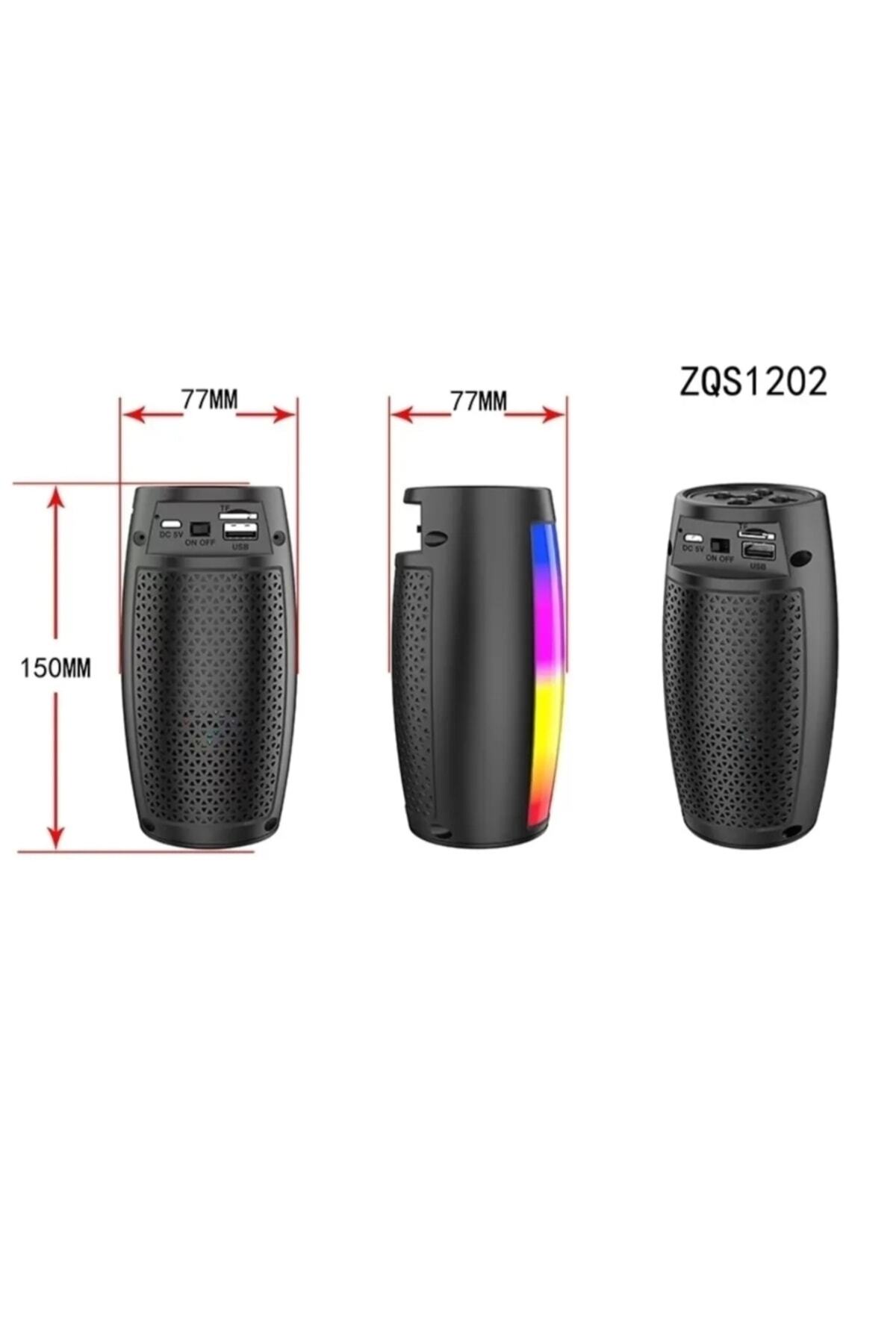 ZQS1202 USB-SD-FM Bluetooth Hoparlör 3