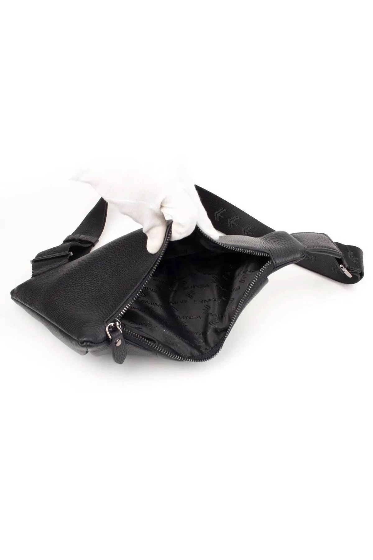 Eminsa Compartment Leather Cross Chest Backpack- Trendyol