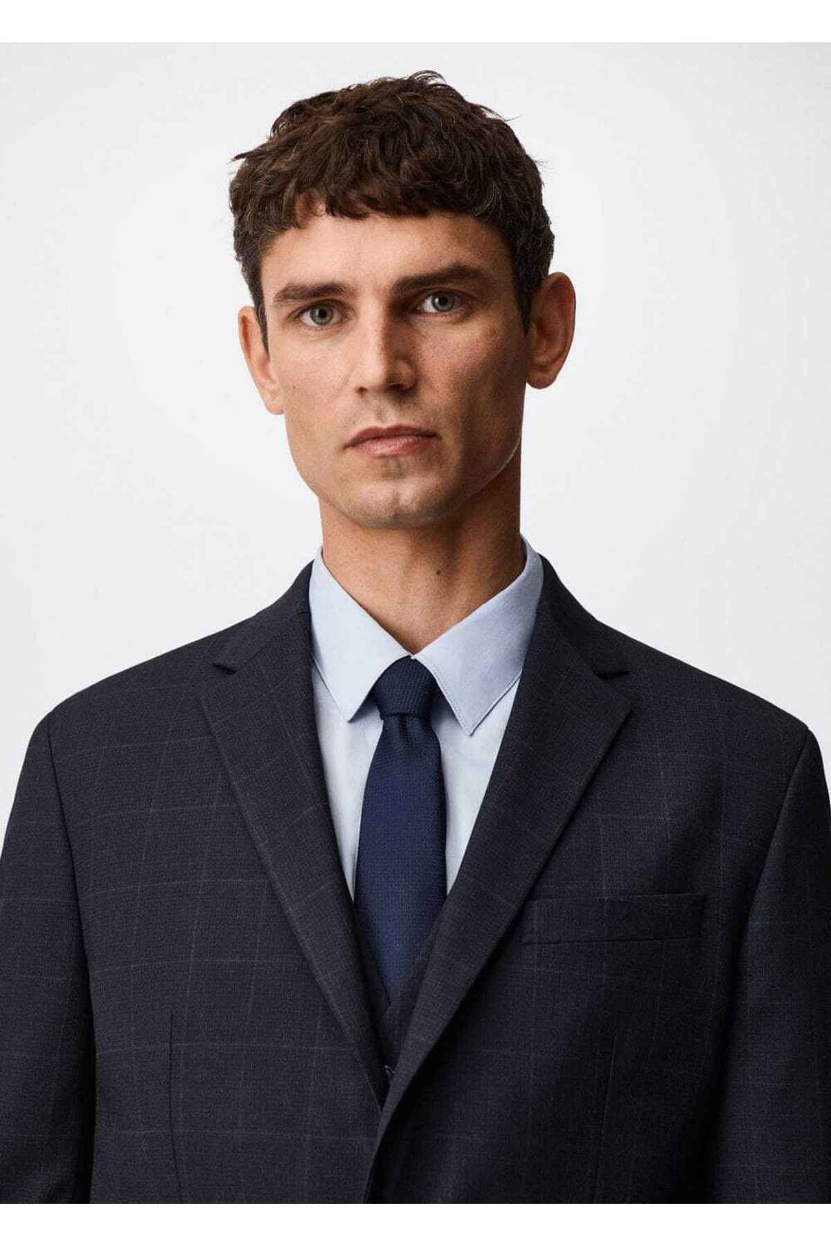 ژاکت مردانه آبی سرمه ای منگو | 37040053 اورجینال - تصویر 7