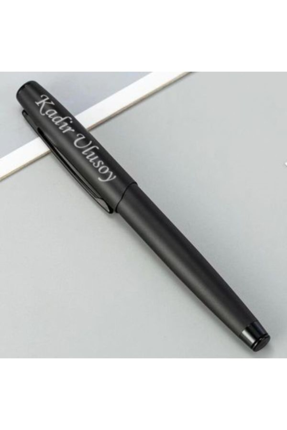 Personalized Matte Black Luxury Roller Pencil Case