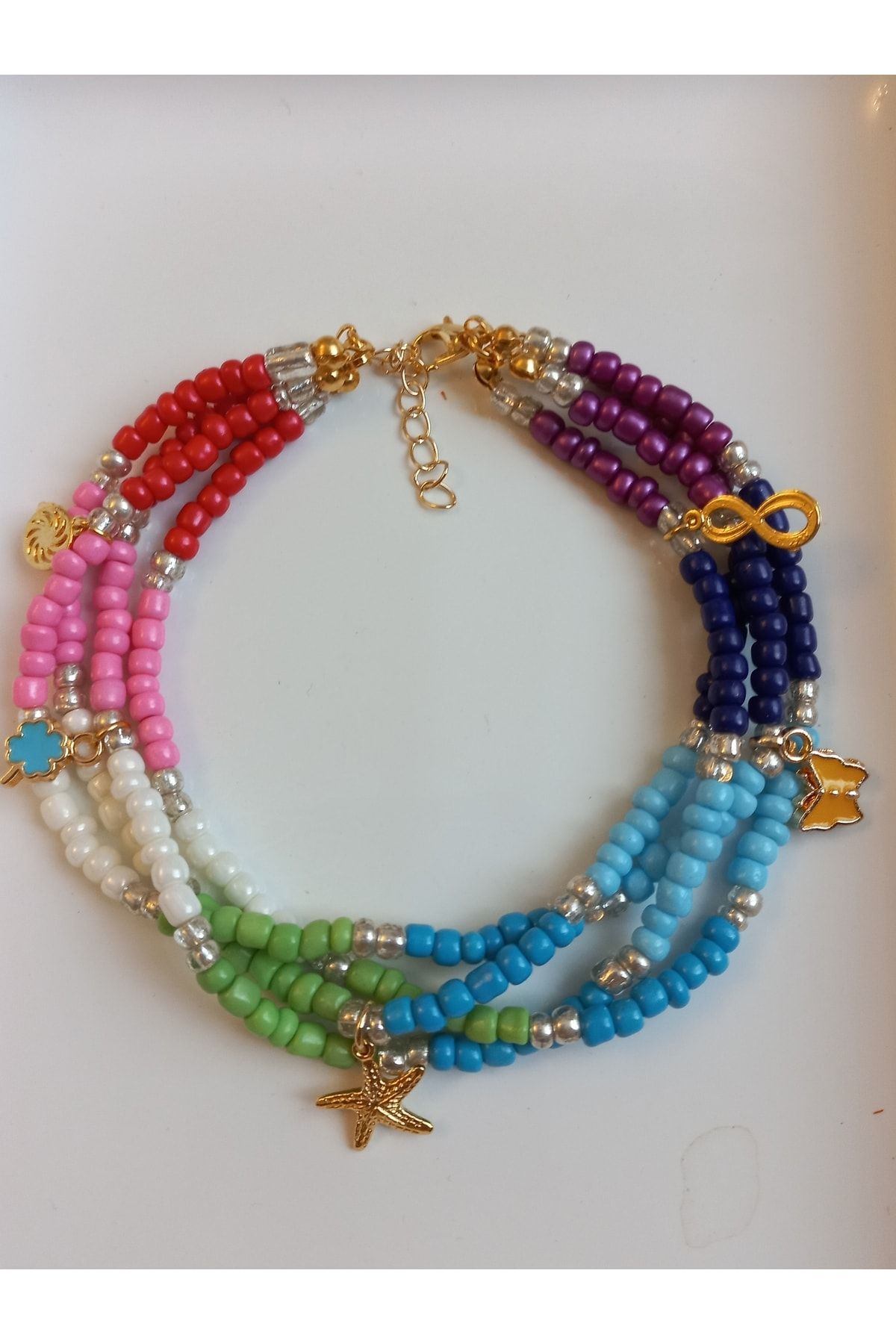 PAR AKSESUAR Sand Bead Multiple Special Design Bracelet