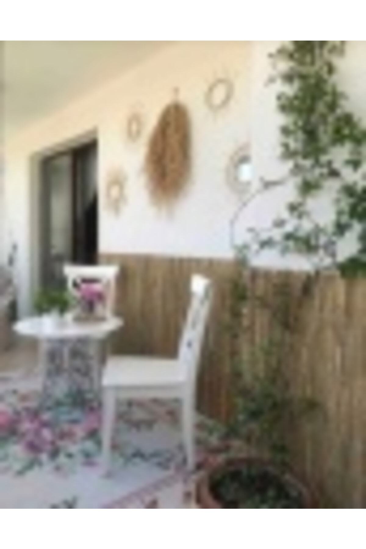 Kamış Hasır Çit 1.5 M X 6 Metre Hasır Bahçe Çit 9