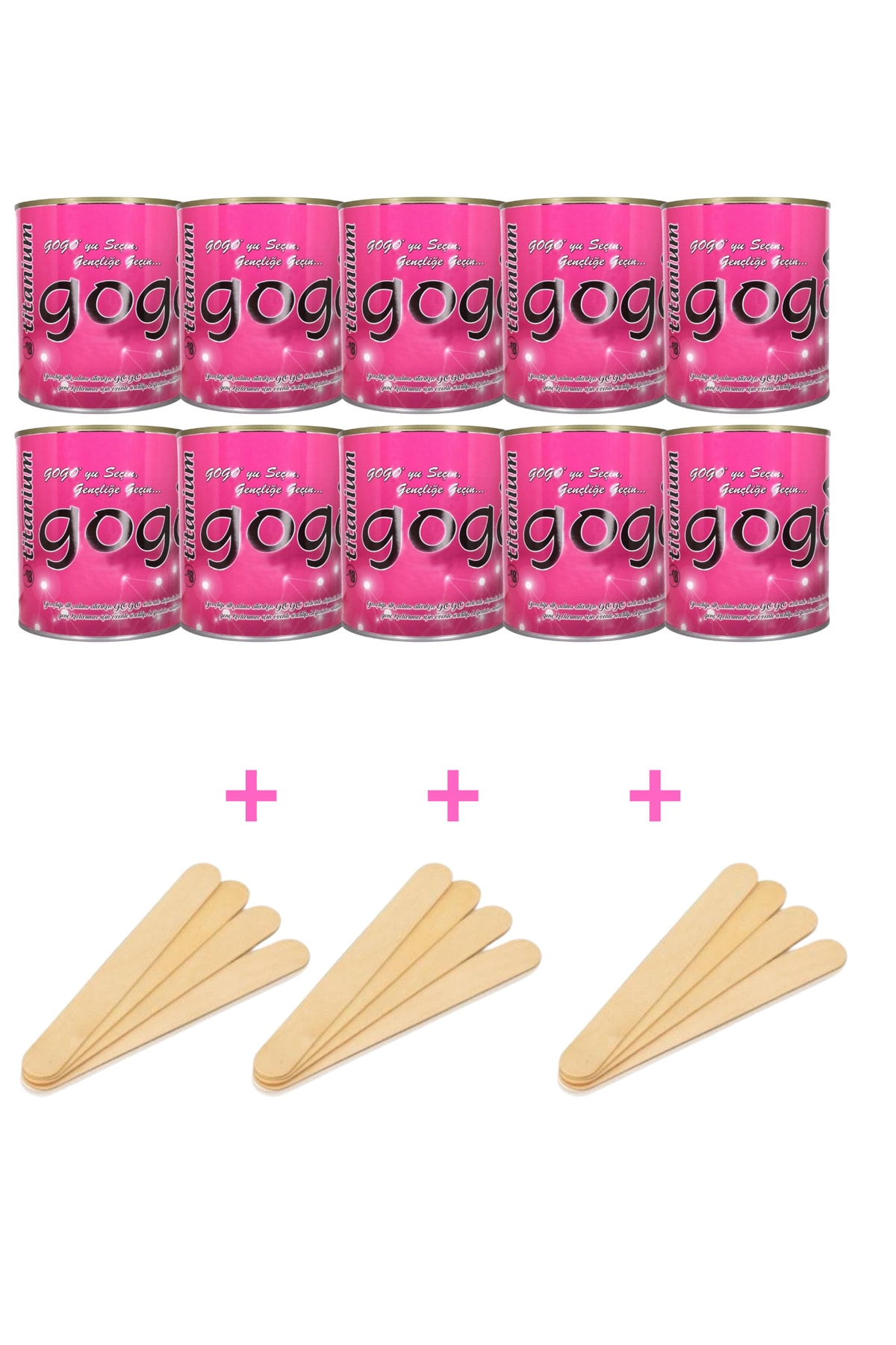 10lu Pink Konserve Ağda Seti 8 Kg — 10lupink — تصویر 1 از 5
