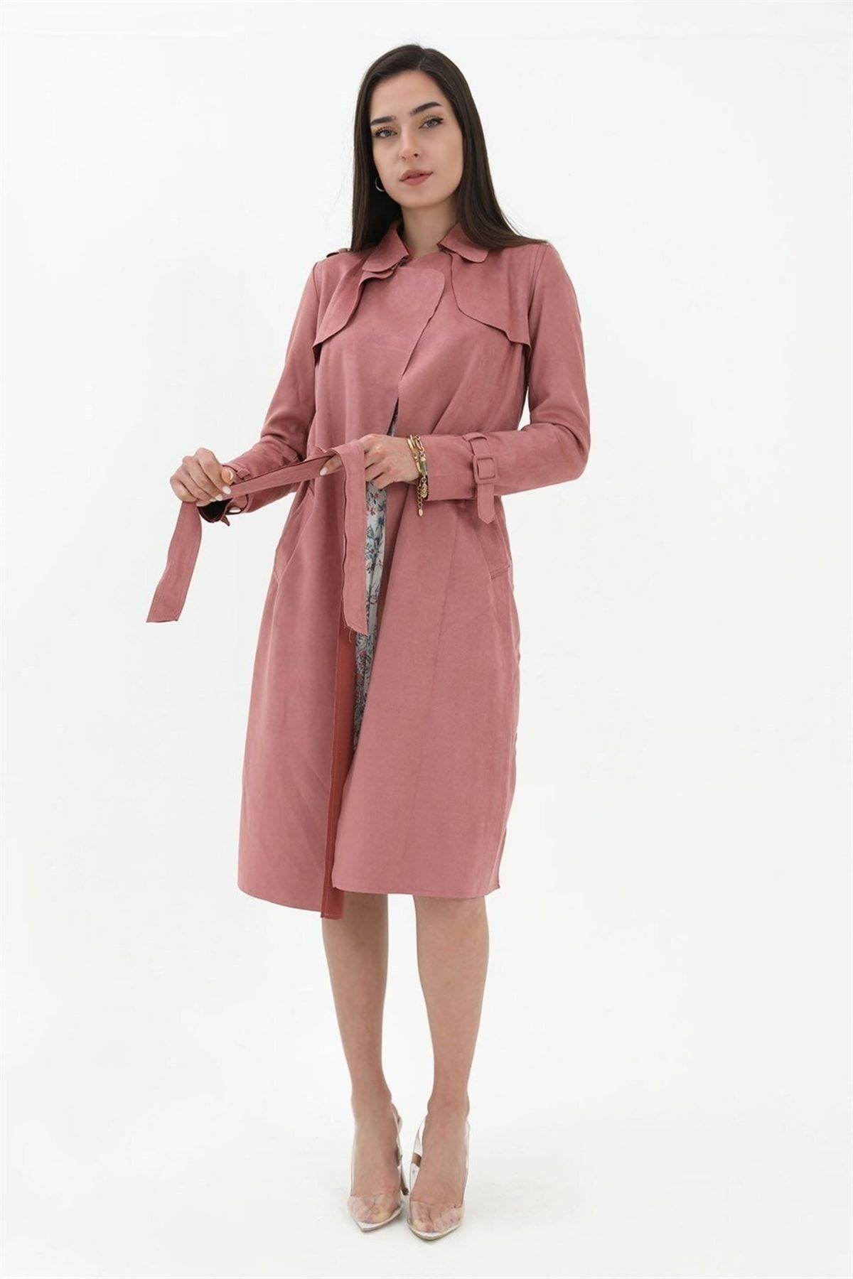 Blush trench coat 2025