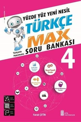 Yeni Nesil 4.sınıf Türkçe Max Soru Bankası [yeni Ürün] [ecemdagıtım] TURKCEMAX4