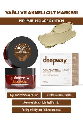 Deepway Yüz Maskesi – Yağlı Ve Akneli Ciltler akneli02