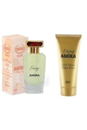 Amira Edp Kadın Parfümü 100 Cc. & Amira El - Vücut Bakım Kremi 100 Ml ZENTİCARET-AMİRA-V