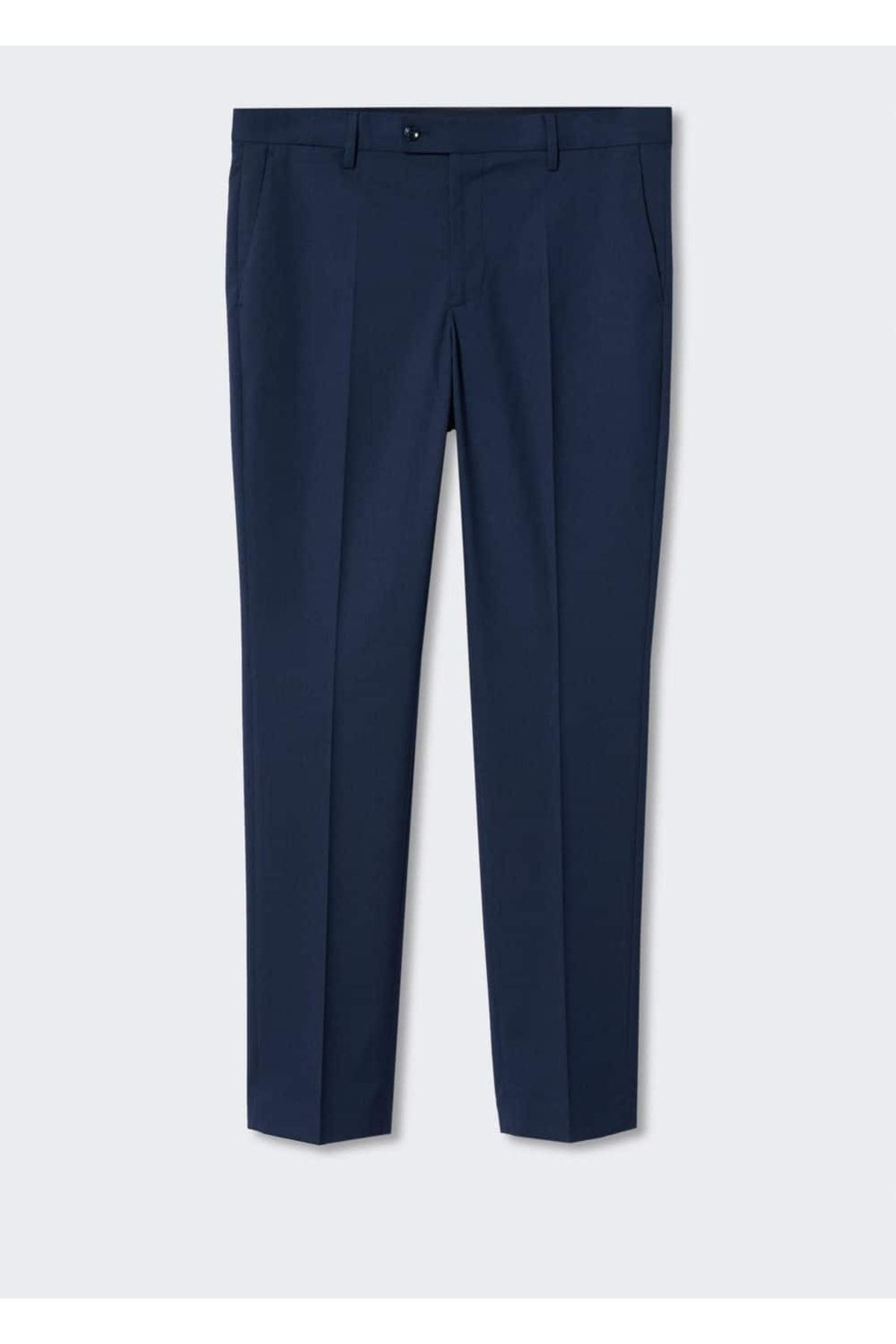 MANGO Man-Slim Fit mikrotvarované kalhoty 3