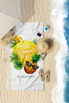 Best Summer Dijital Baskılı 70x140 Cm Plaj Havlusu PLJHVL00017