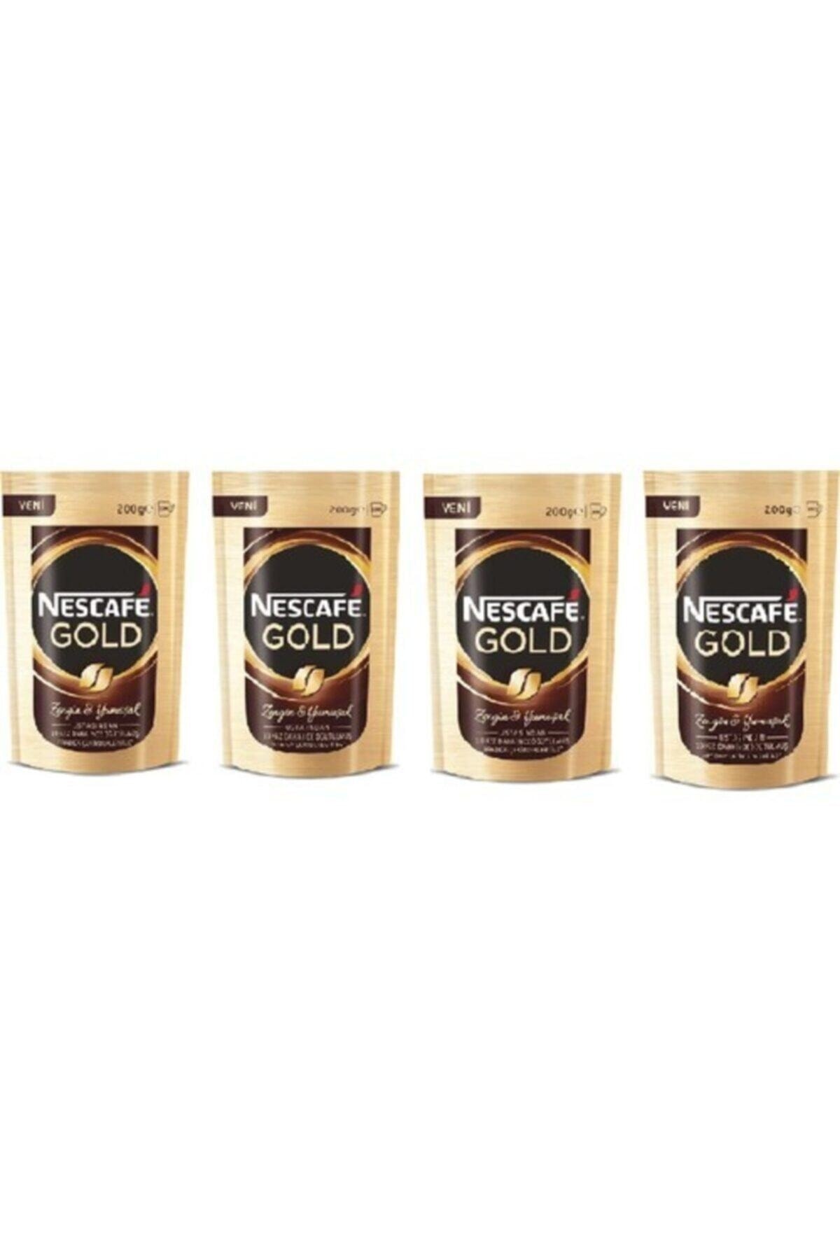 Nescafe Gold 200 Gr X 4 Adet