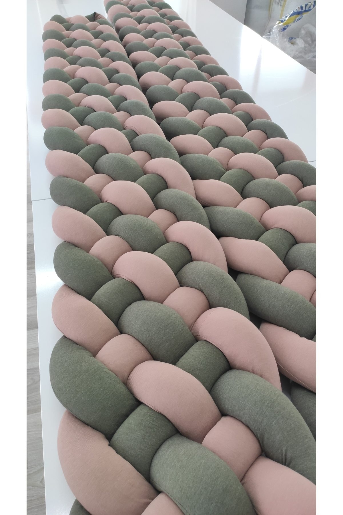 Örgü Korumalık 400 Cm 6 Li Örgü / 70x130 Anne Yanı Park Beşik - Yatak Koruyucu 4