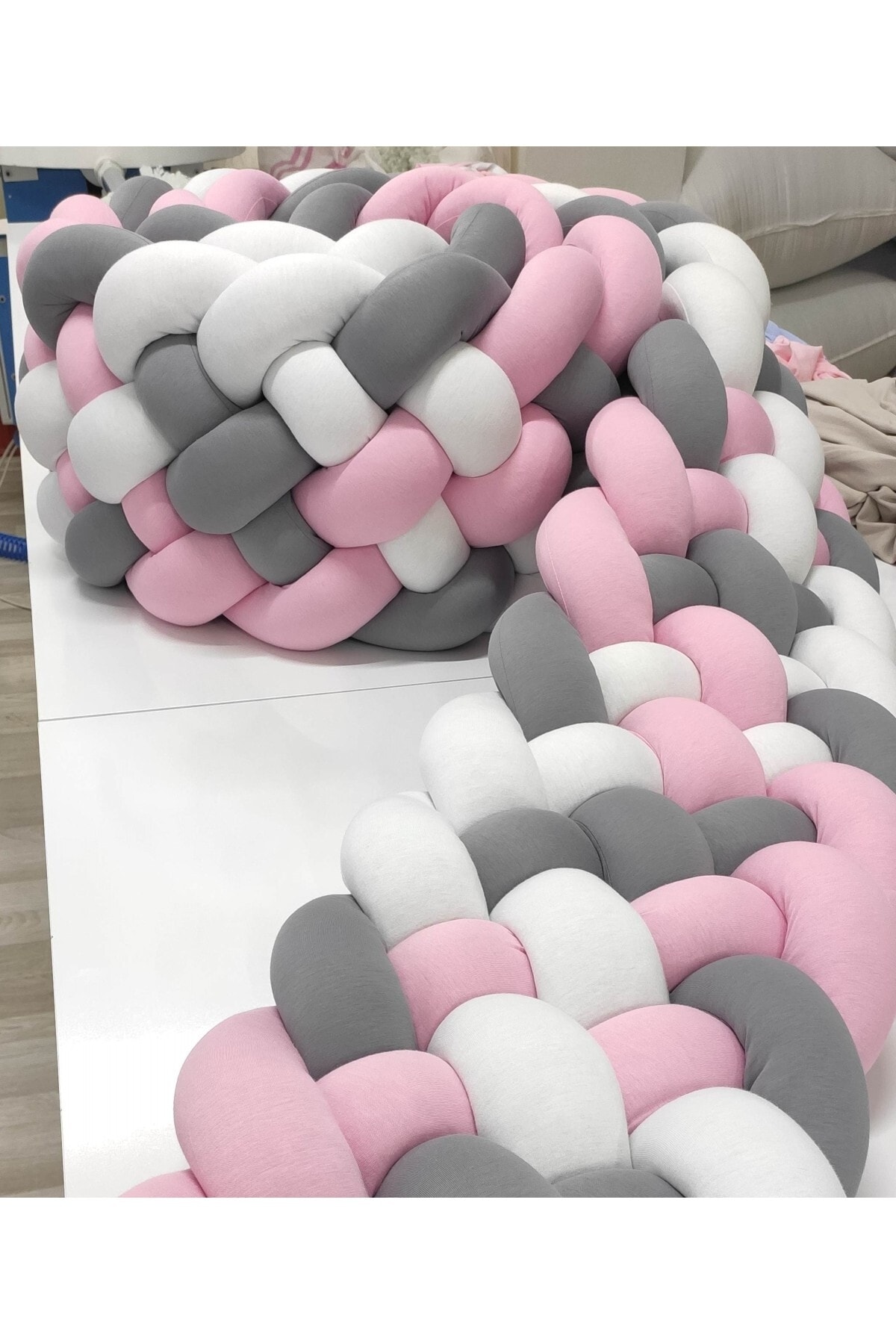 Örgü Korumalık 500 Cm 6 Li Örgü / 90x190 Montessori Yatak Koruyucu 2