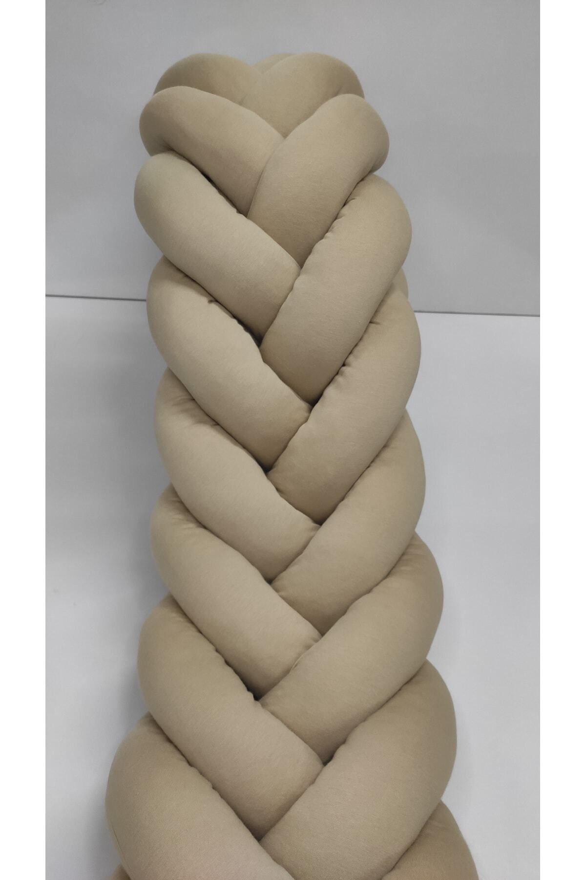 Örgü Korumalık 500 Cm Balık Sırtı / 90x190 Montessori Yatak Koruyucu 3