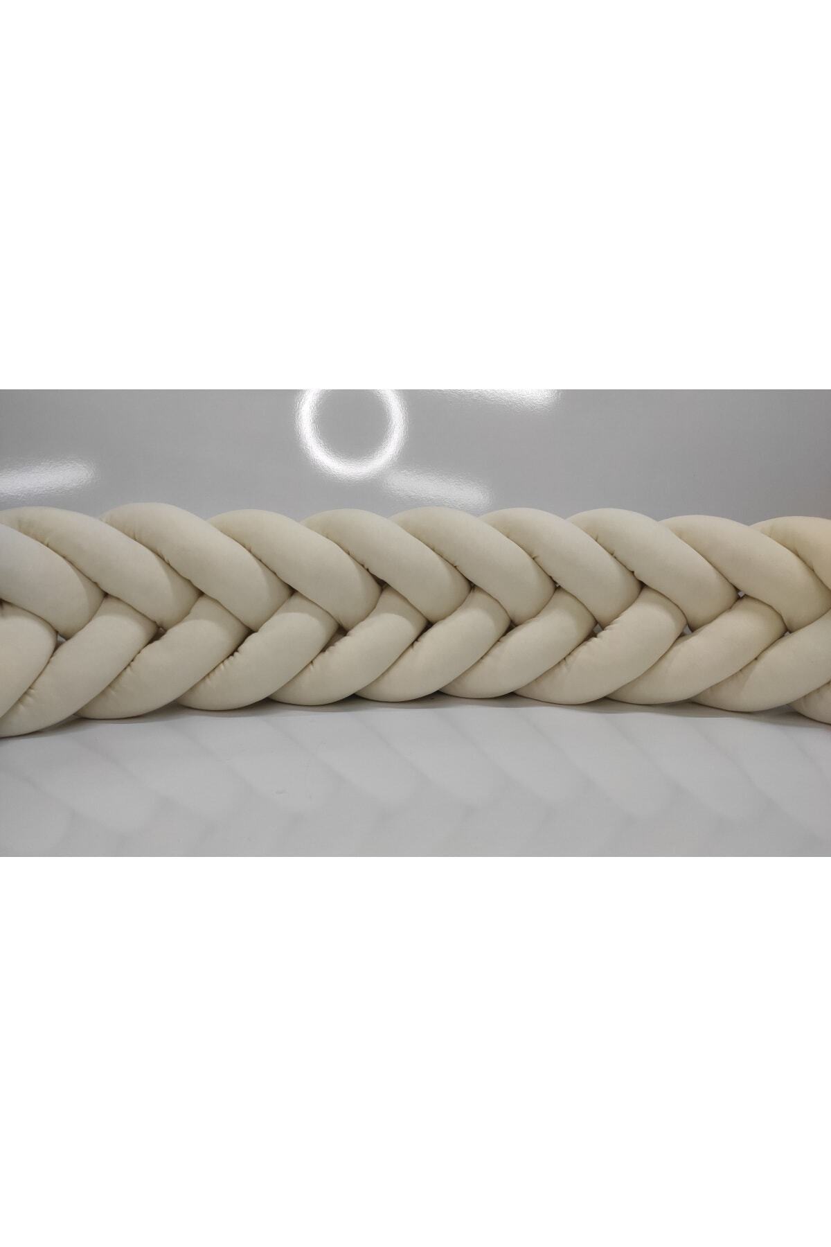 Örgü Korumalık 500 Cm Balık Sırtı / 90x190 Montessori Yatak Koruyucu 3