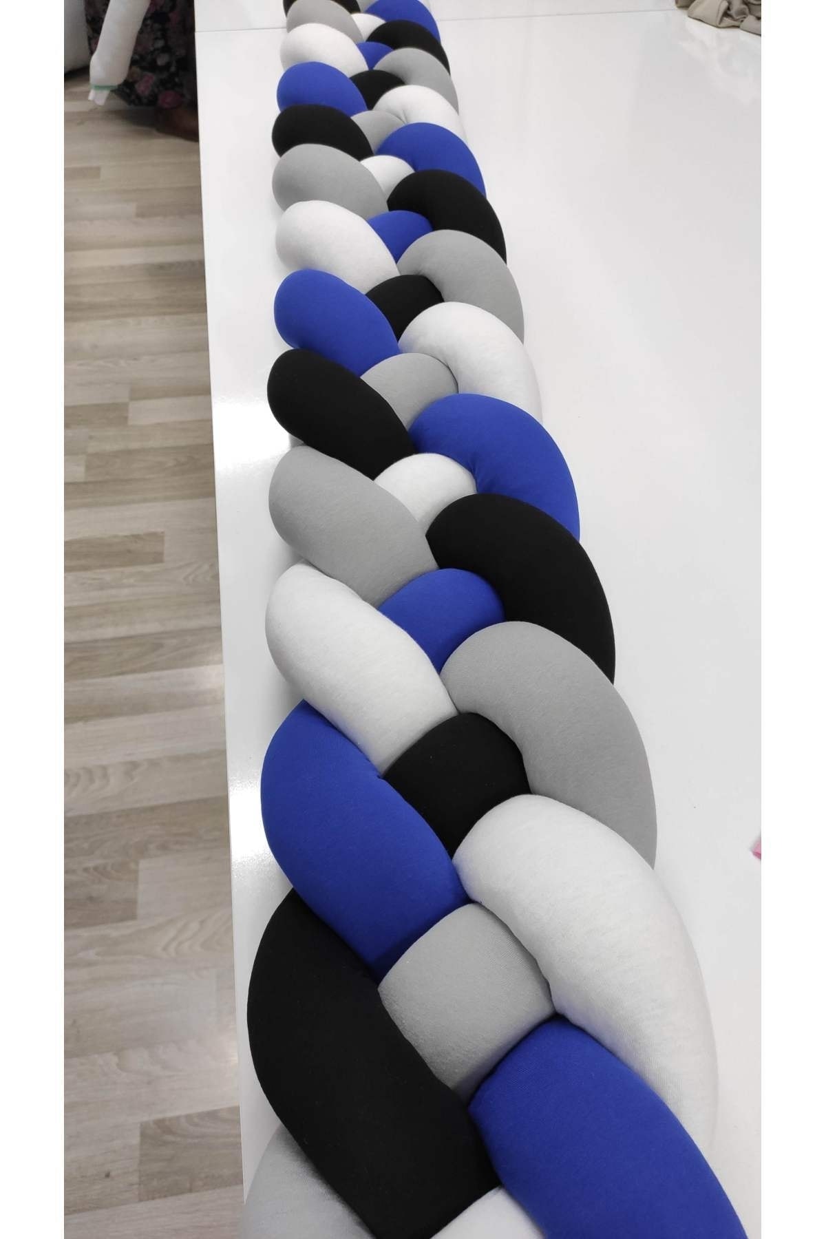 500 Cm 4'lü Örgü Koruma /90x190 Montessori Yatak Koruyucu 2
