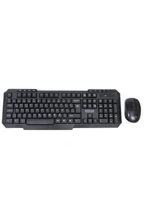 Kmw1010 Siyah Kablosuz Klavye Mouse Set 697385