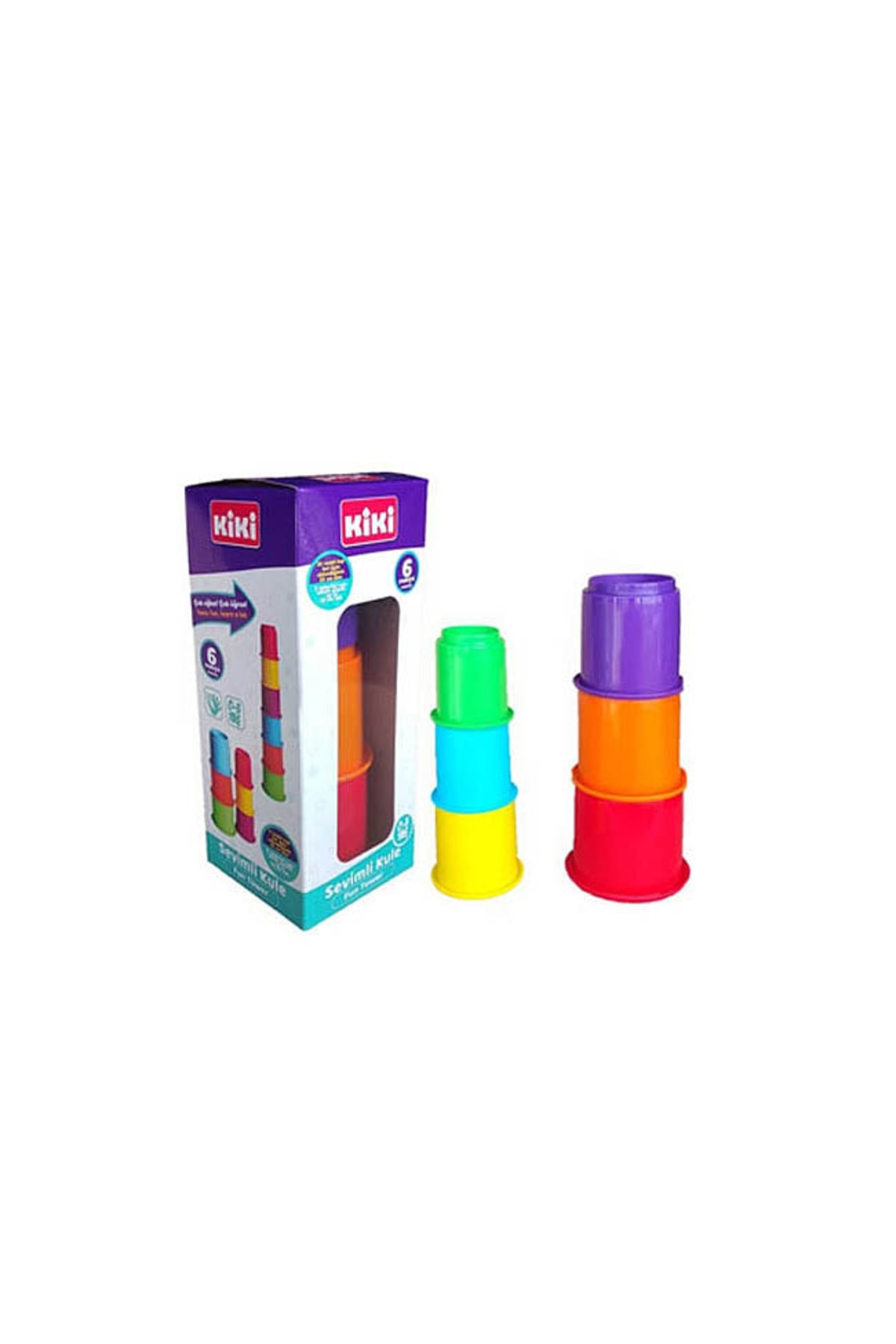 ACTIVESHOP Çocuk Havuzu 86 Cm- 50 Adet Top- Bultak Küp -sevimli Kule fotoğrafı 5 (önizleme)