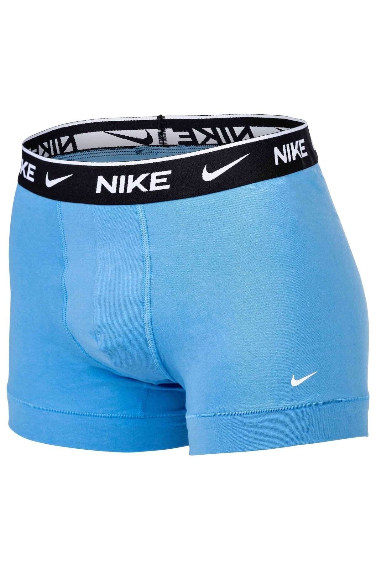 Nike-Herren Boxer Şort, 3'lü Paket - Şort, Logobund, Pamuklu Streç 4