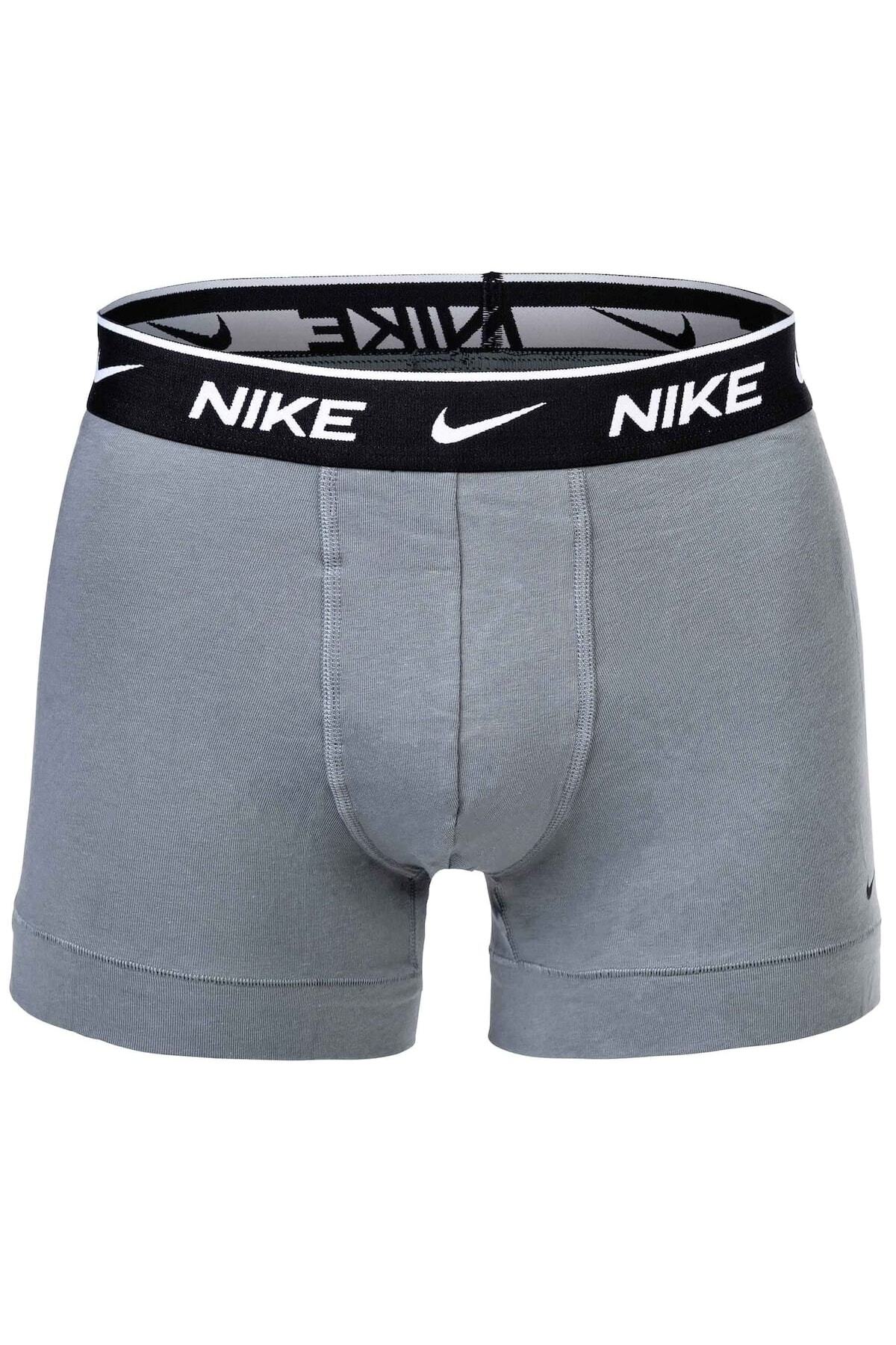 Nike-Herren Boxer Şort, 3'lü Paket - Şort, Logobund, Pamuklu Streç 5