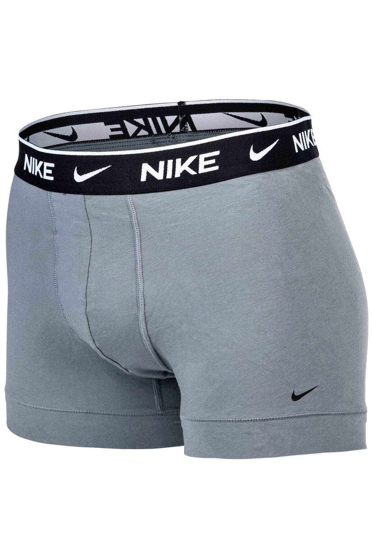 Nike-Herren Boxer Şort, 3'lü Paket - Şort, Logobund, Pamuklu Streç 7