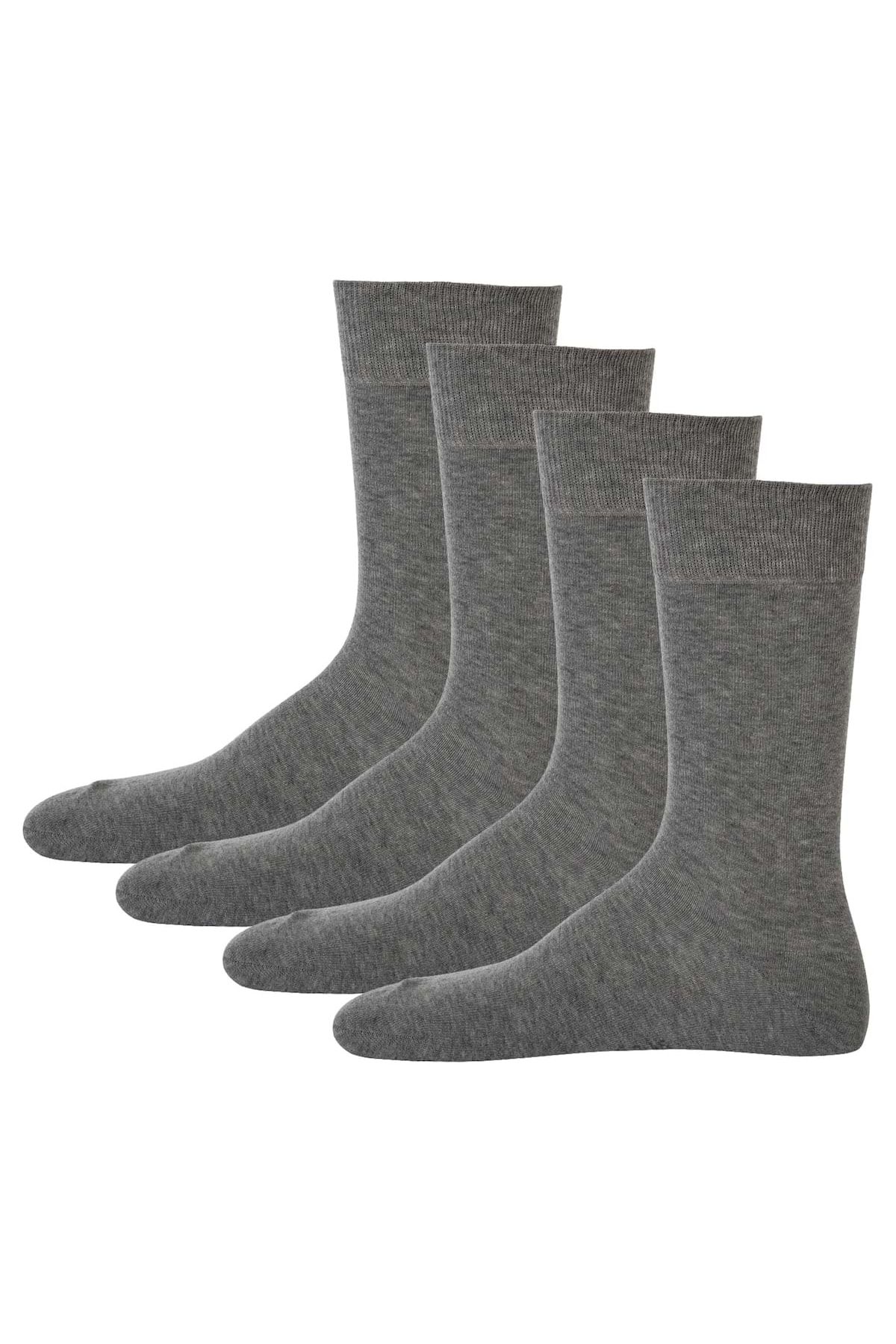 Hudson Socken Grau 4er-Pack Fast ausverkauft