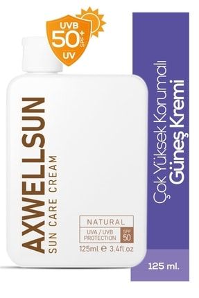 Premium Axwell Sun Care Cream- Leke Karşıtı Güneş Koruyucu Krem Spf50 125ml AXS001