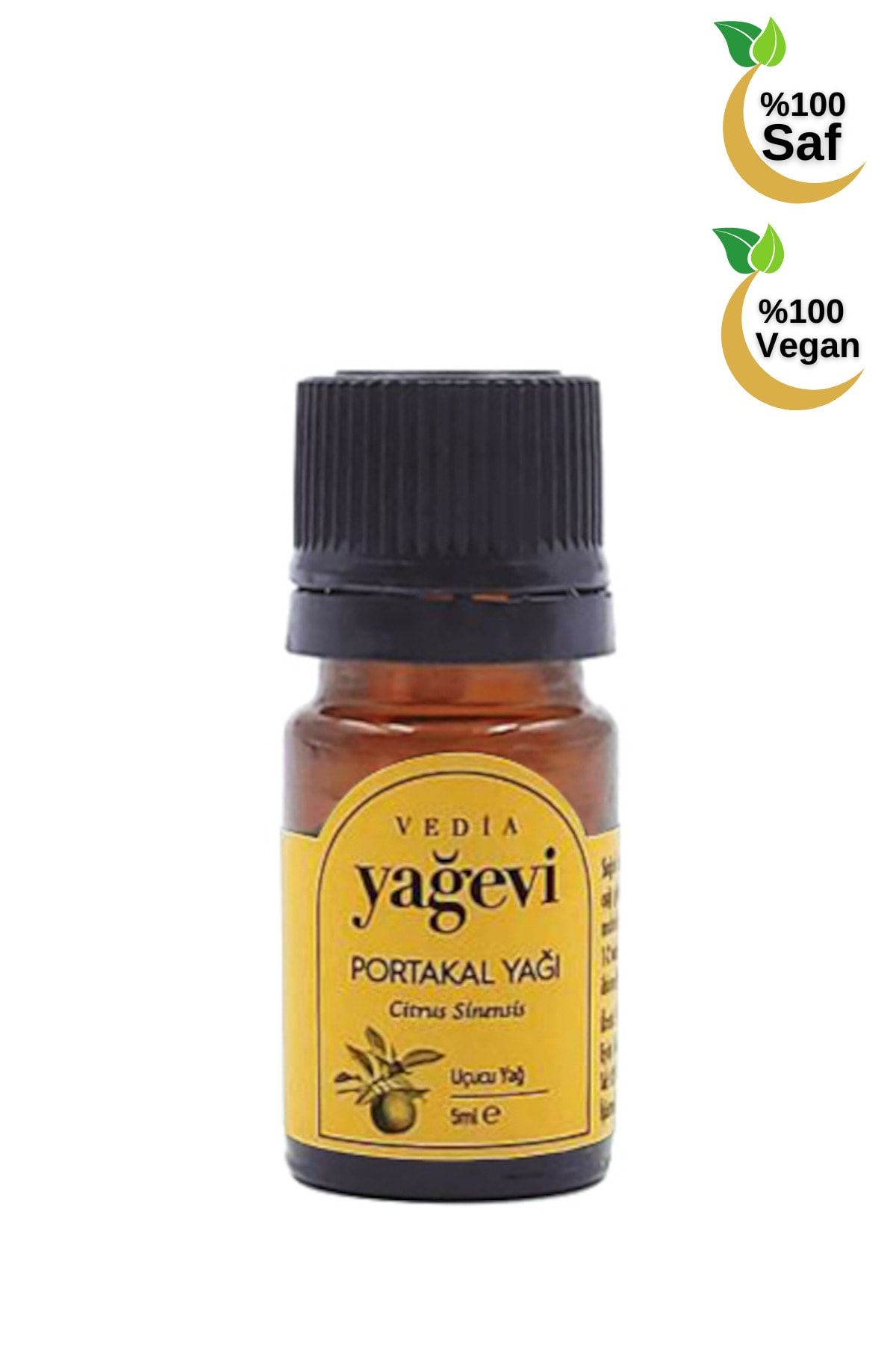 روغن پرتقال خالص و ضروری 5 میلی لیتر Yağevi