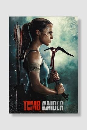 Tomb Raider Film Posteri Yüksek Kaliteli Kalın Parlak Kuşe Kağıdı FDDPS026