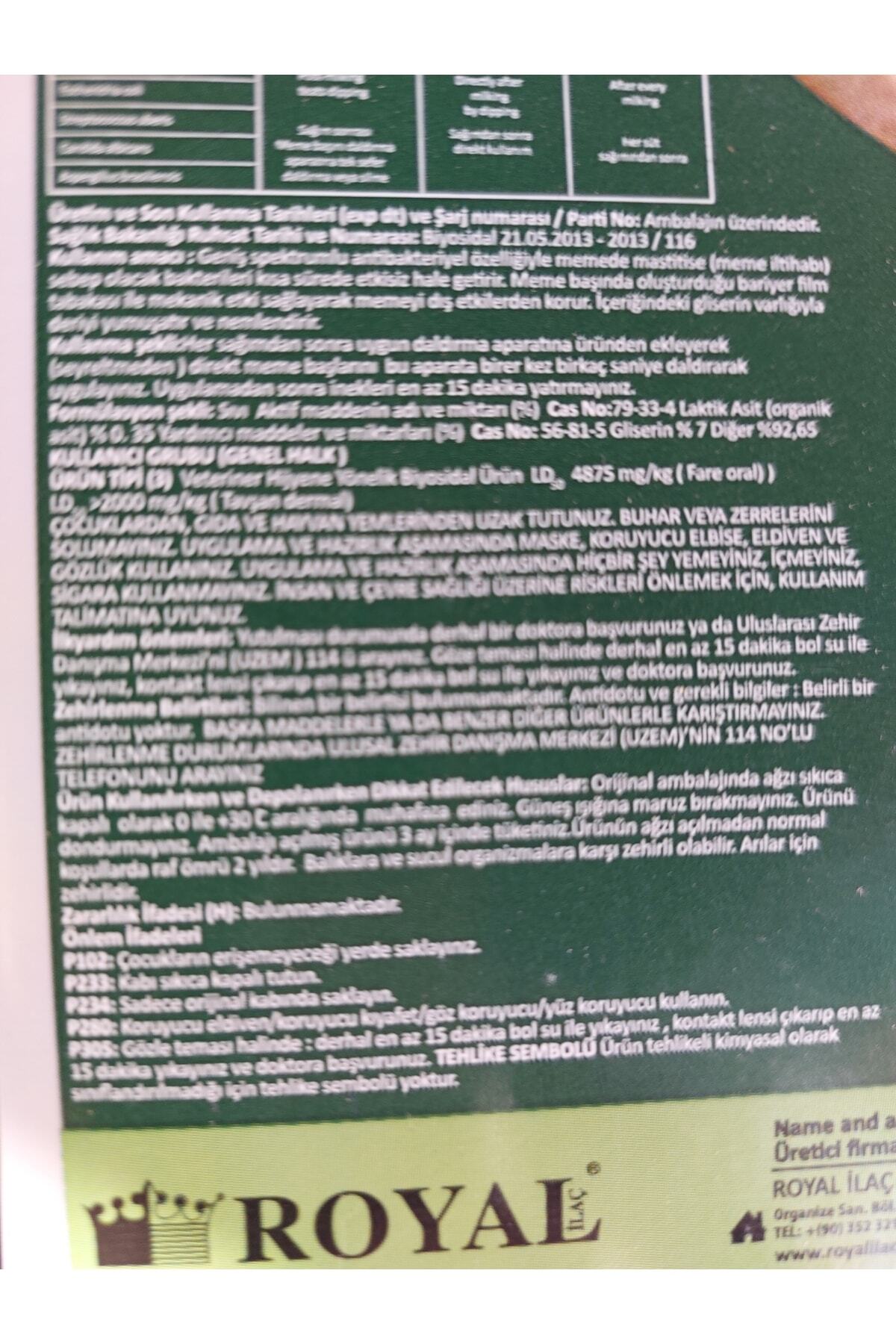 Masdisin Herbafilm Sağım Sonrası Film Oluşturan Bakım Jeli 5 Lt 5