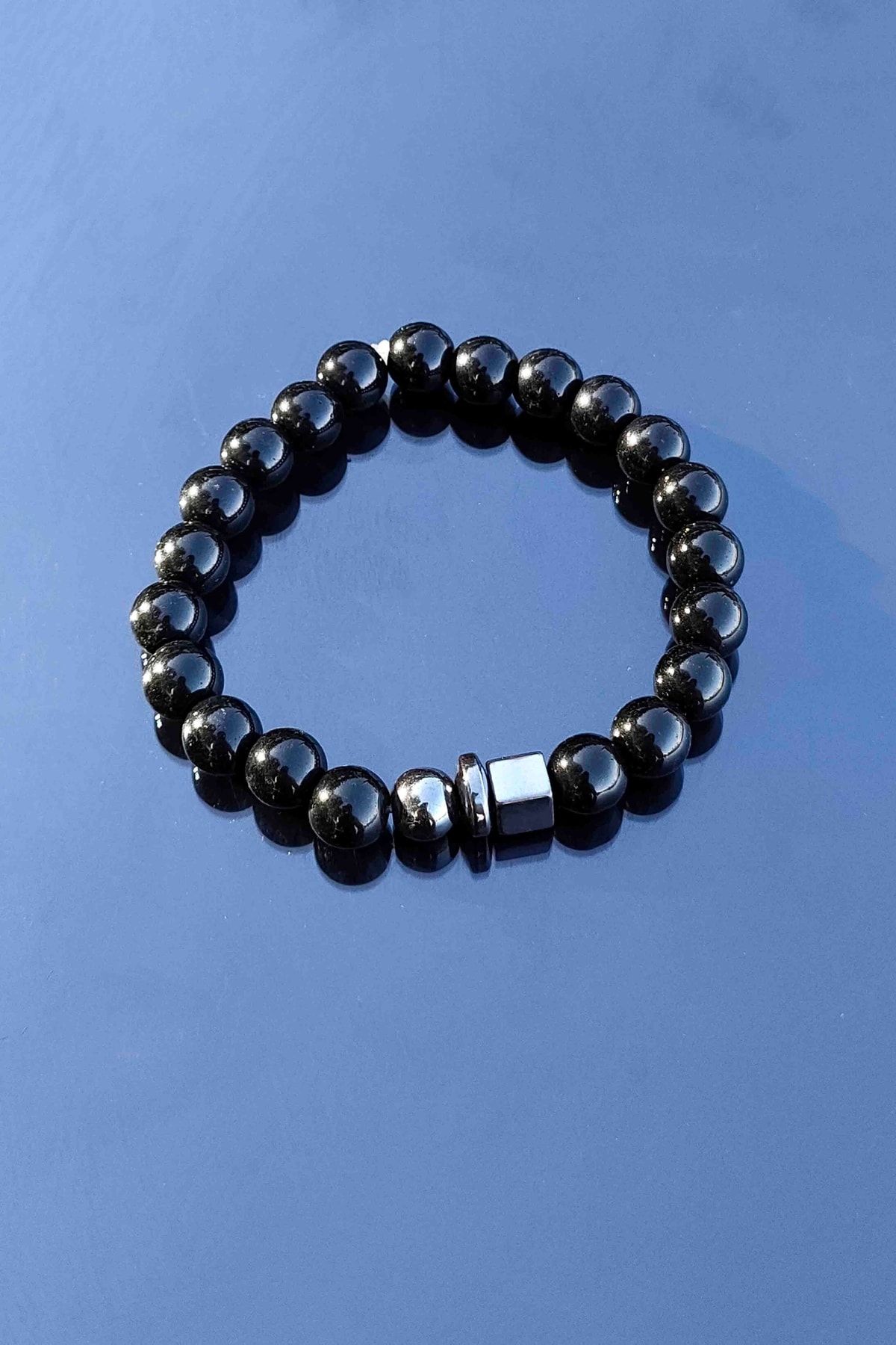 Black stone bracelet for hot sale ladies
