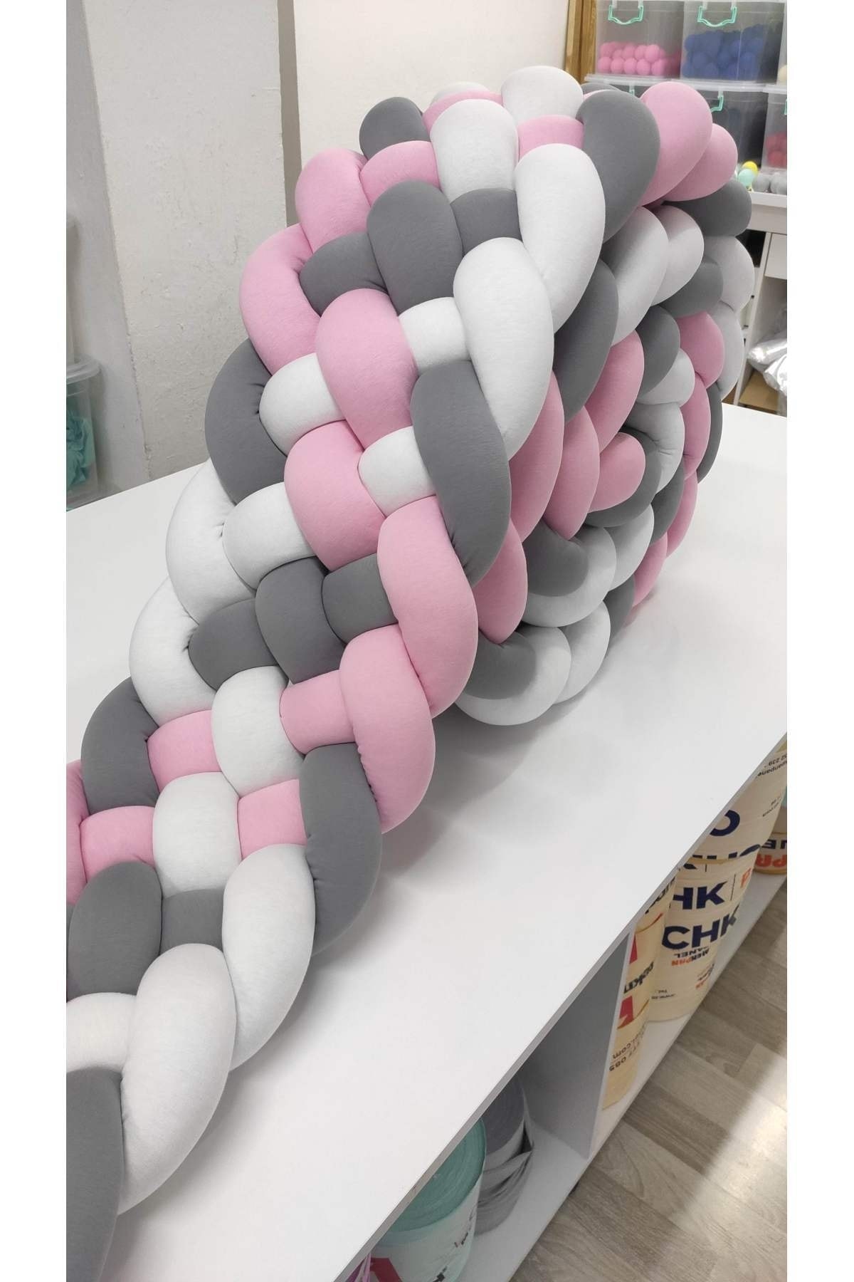 Örgü Korumalık 500 Cm 6 Li Örgü / 90x190 Montessori Yatak Koruyucu 3