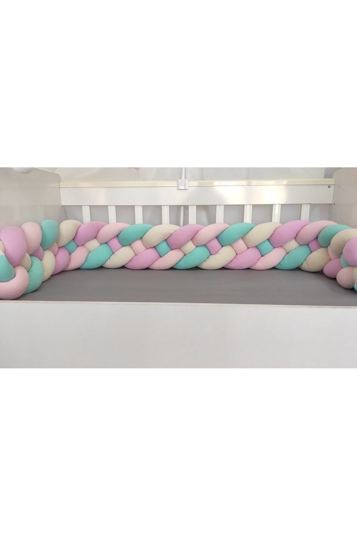 320 Cm 4'lü Örgü Koruma / Beşik - Yatak Koruyucu 2