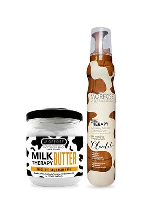 Milk Therapy Saç Köpüğü Chocolate 200 ml Milk Therapy Butter Yağ Içeren Mucizevi Saç Bakım Kremi 1100005812-5