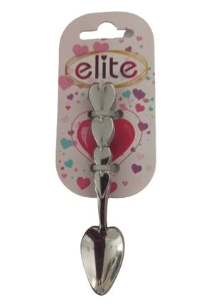 Elite Çay Kaşığı Kalp Model 6 Lı Paket KALP-düz
