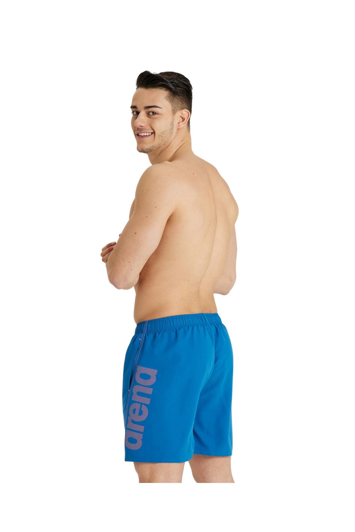 شورت مایو آرنا مردانه  رنگارنگ   باکسر کشسان   باکسر Beachwear | ARENA 1B344730 - تصویر 4