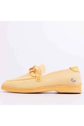 Erısa Kadın Sarı Trıko Ayakkabı 21SS42-U714