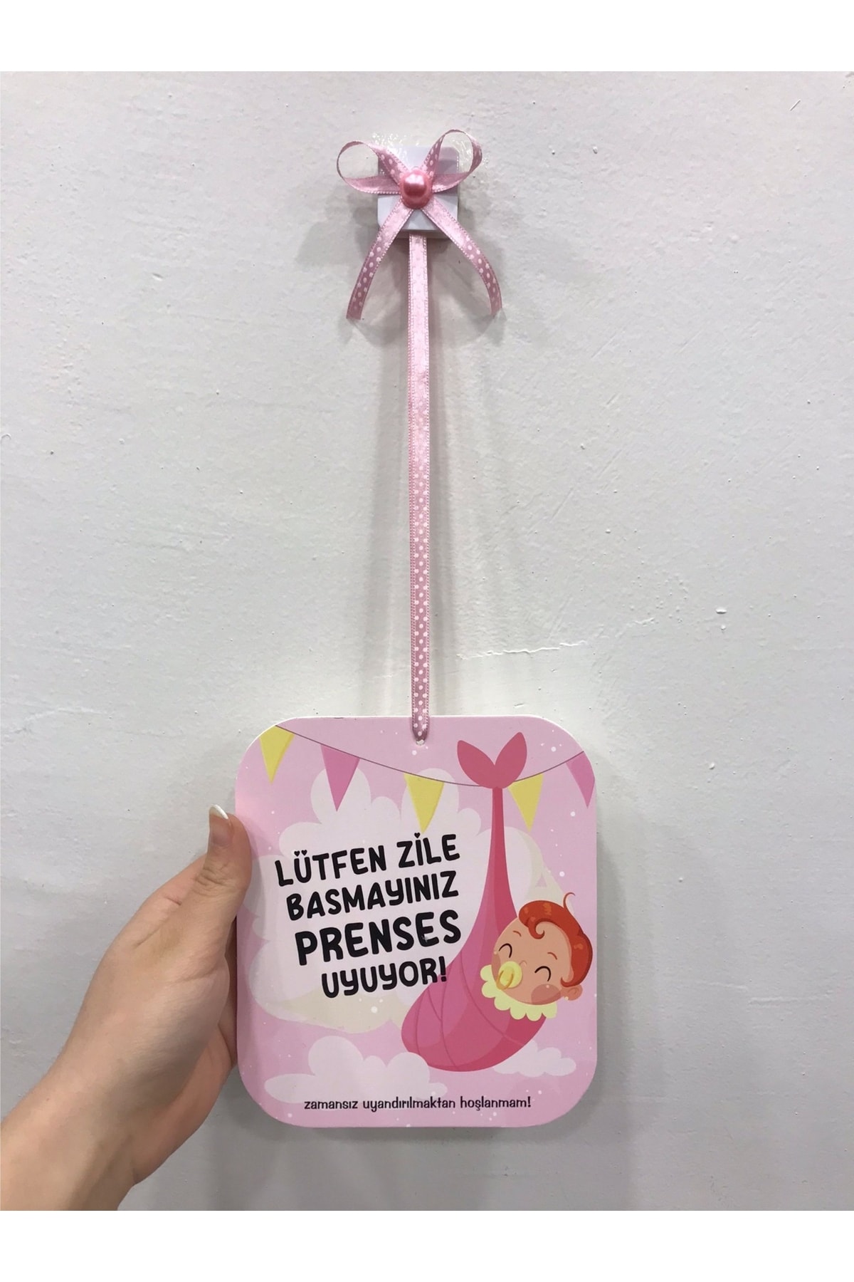 Koçak Etiket Lütfen Zile Basmayınız - Bebek Uyuyor Aparatlı Etiket (b-006t)