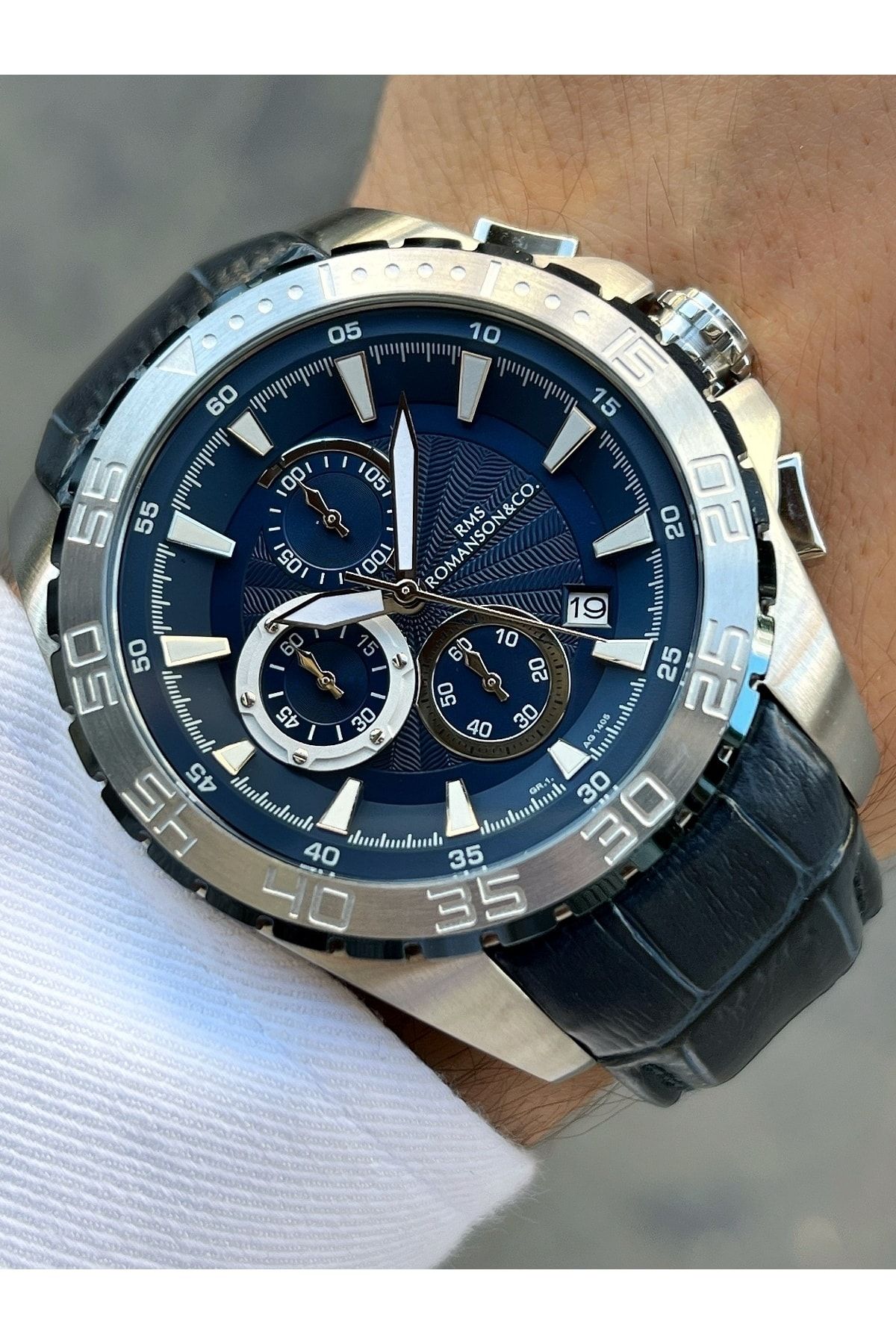Romanson Watch Dark blue Plain