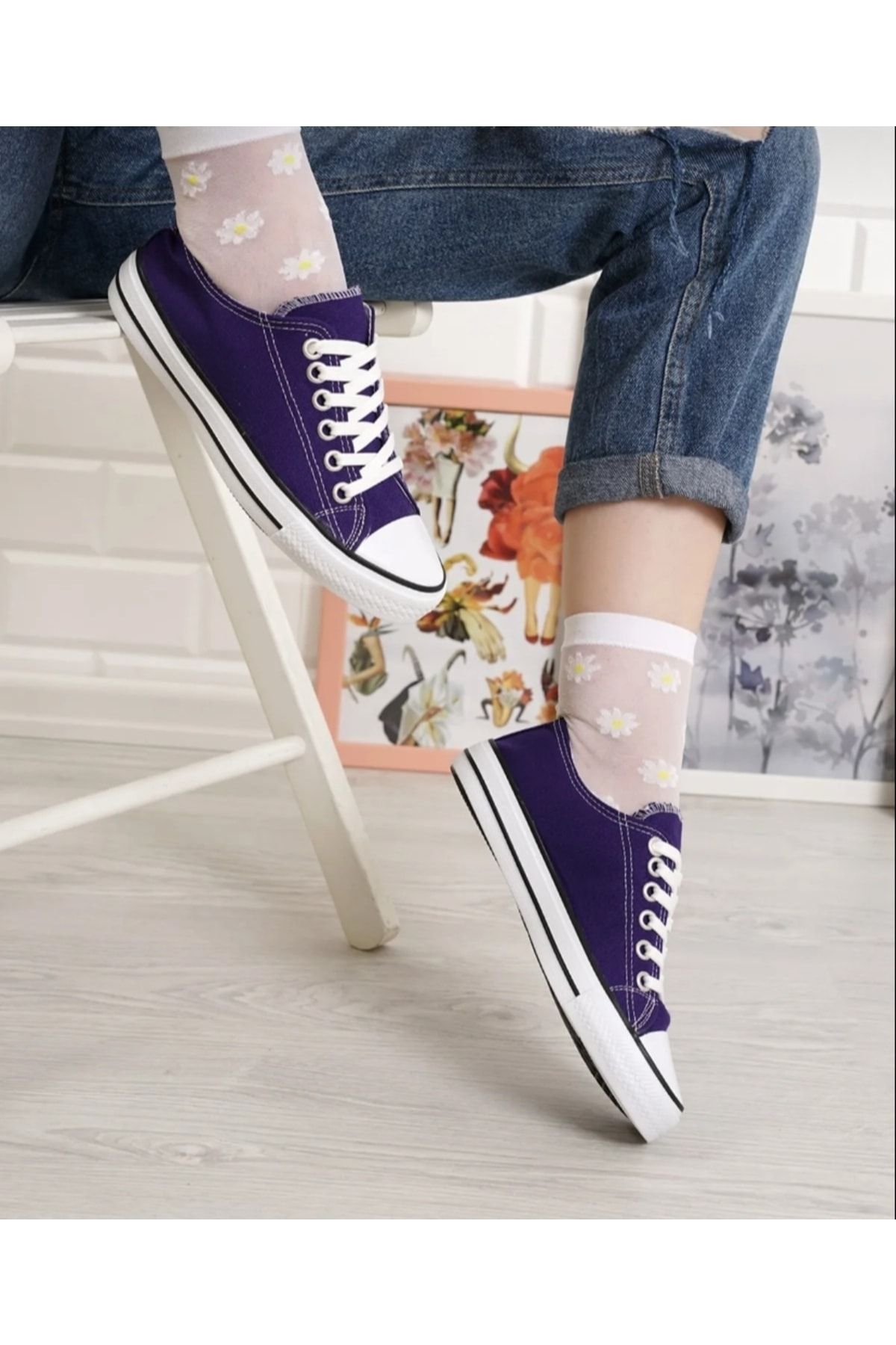 Girls purple converse shoes store
